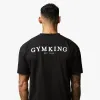 Gym King Oversized Logo T-shirt - Black sold by The Gym King