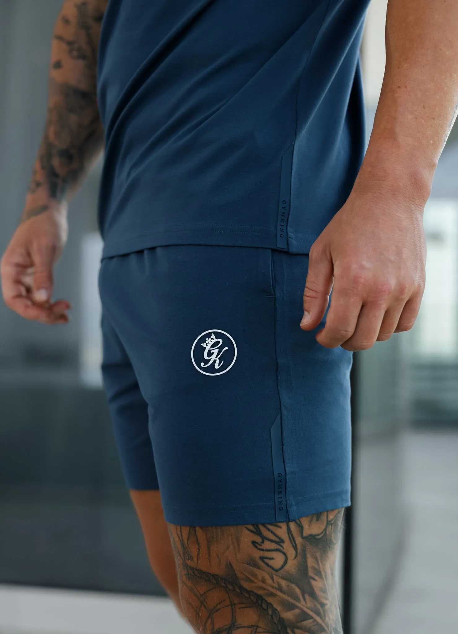 Gym King Pro Jersey Short - Dark Indigo sold by The Gym King