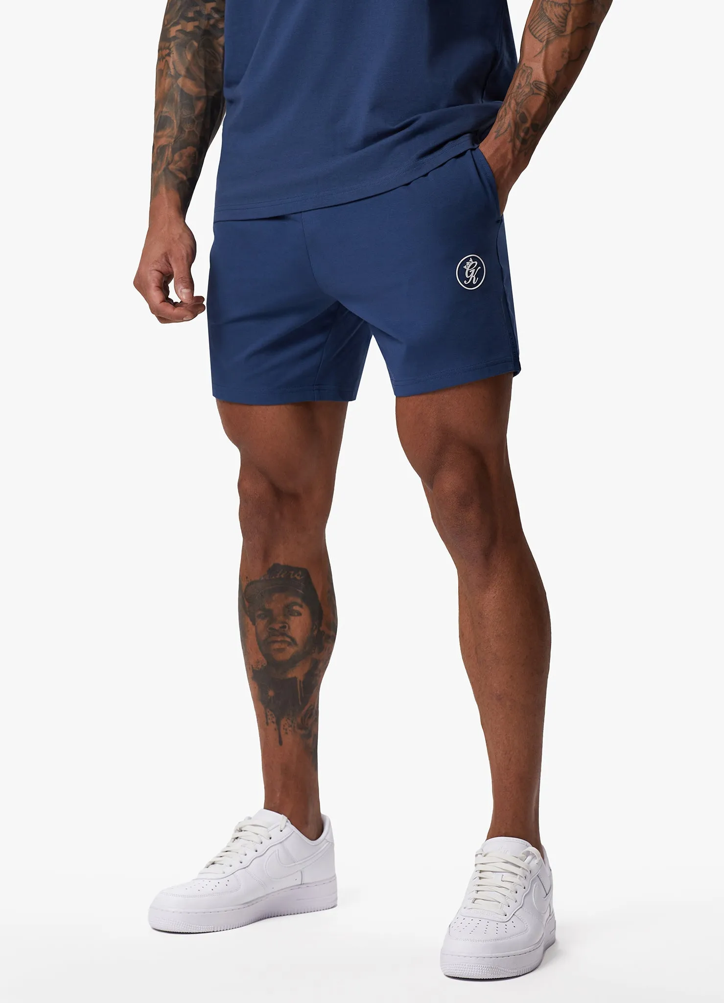Gym King Pro Jersey Short - Dark Indigo sold by The Gym King product image thumbnail 4