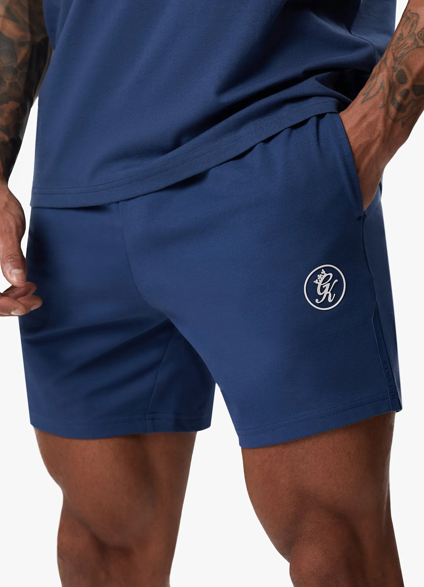 Gym King Pro Jersey Short - Dark Indigo sold by The Gym King product image thumbnail 5