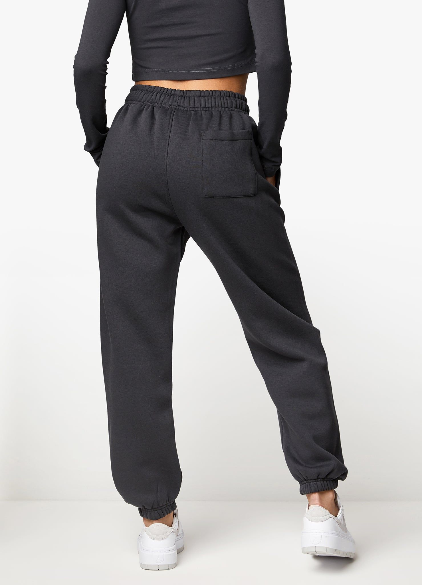 Gym King Established Relaxed Tracksuit - Dark Pewter/White sold by The Gym King product image thumbnail 11