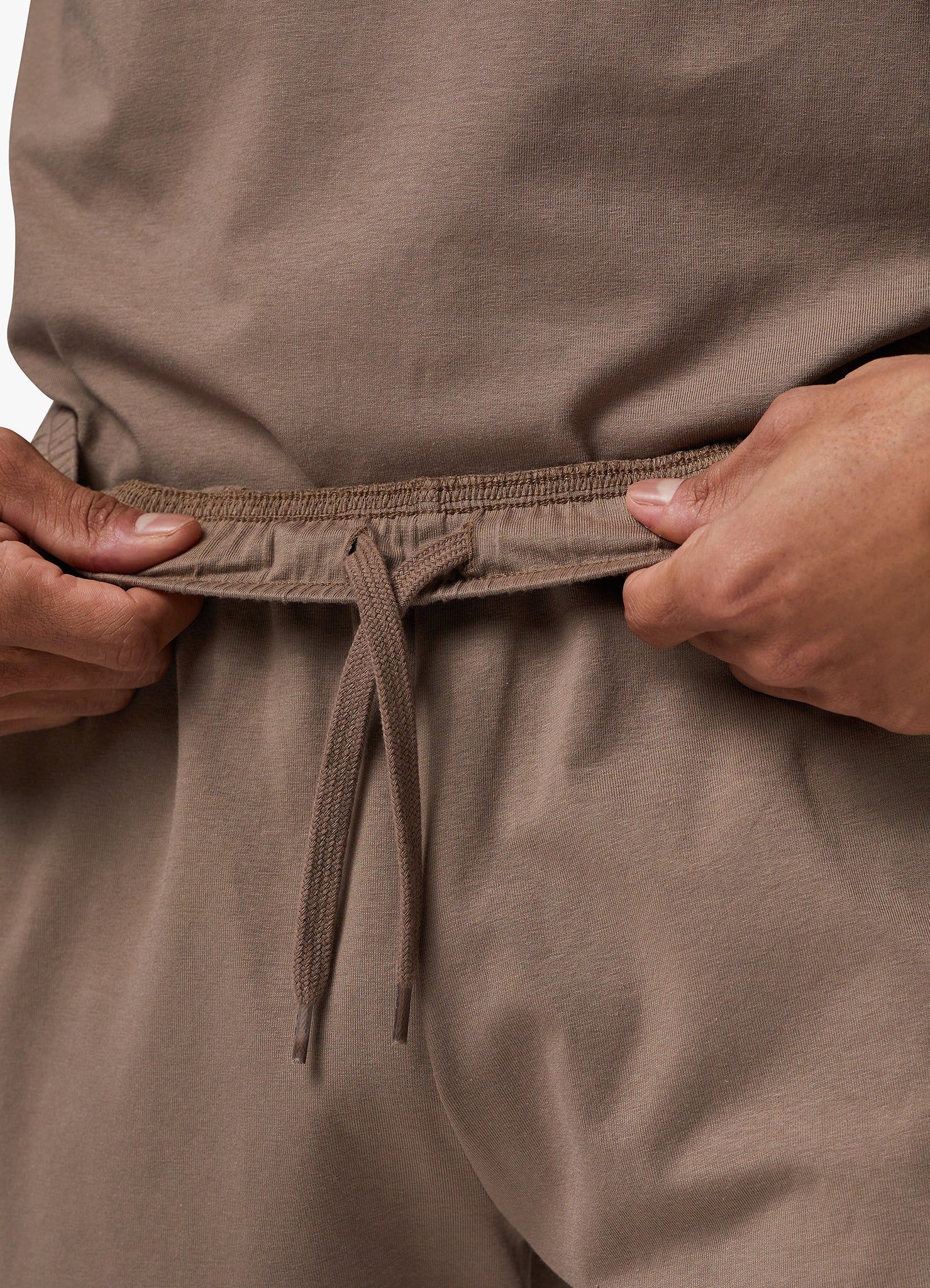 Gym King Pro Logo Jersey Short - Dark Taupe sold by The Gym King product image thumbnail 5