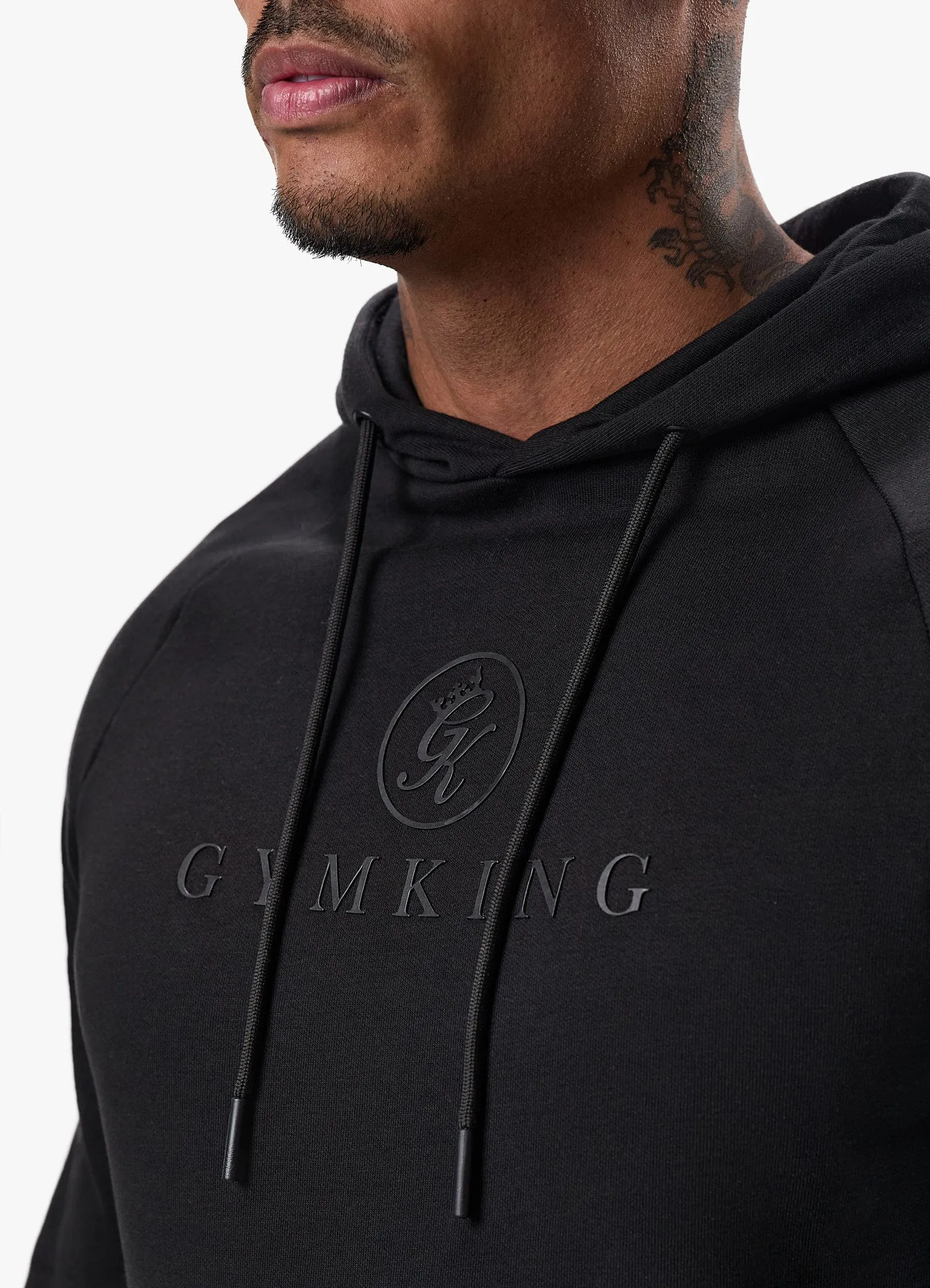 Gym King Pro Hood - Black/Black sold by The Gym King product image thumbnail 3