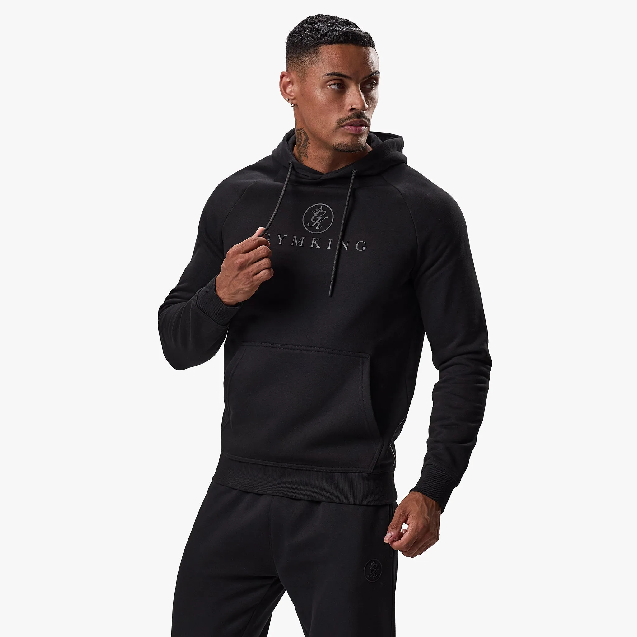 Gym King Pro Hood - Black/Black sold by The Gym King product image thumbnail 2