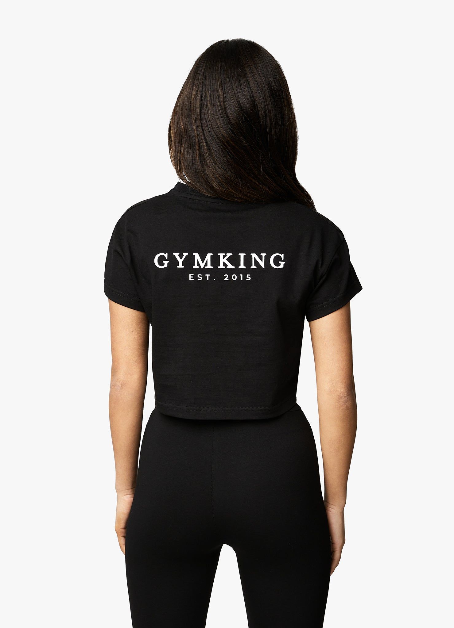 Gym King Established Cap Sleeve Tee - Black/White sold by The Gym King product image thumbnail 8