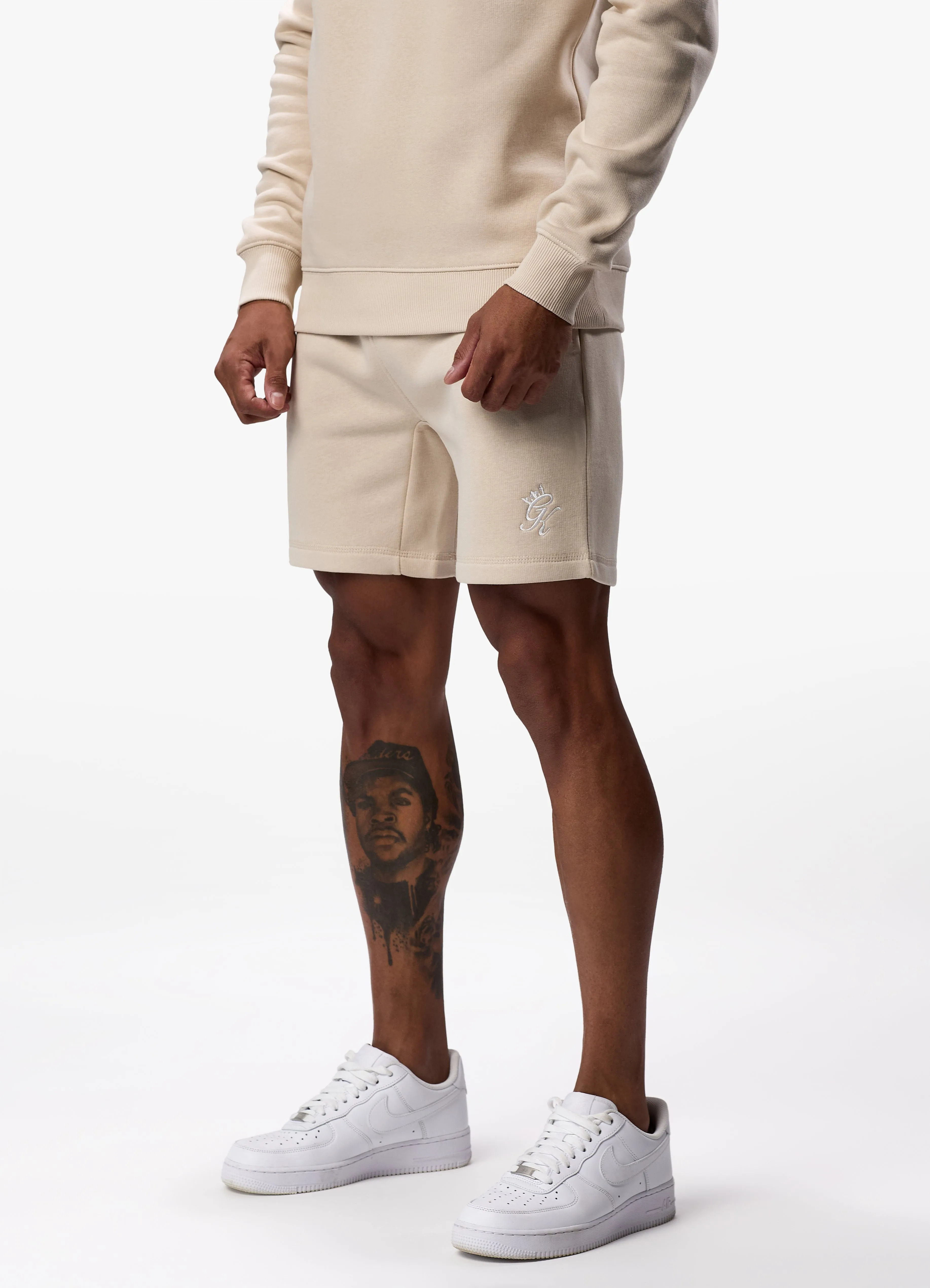 Gym King Fundamental Fleece Short - Light Sand sold by The Gym King