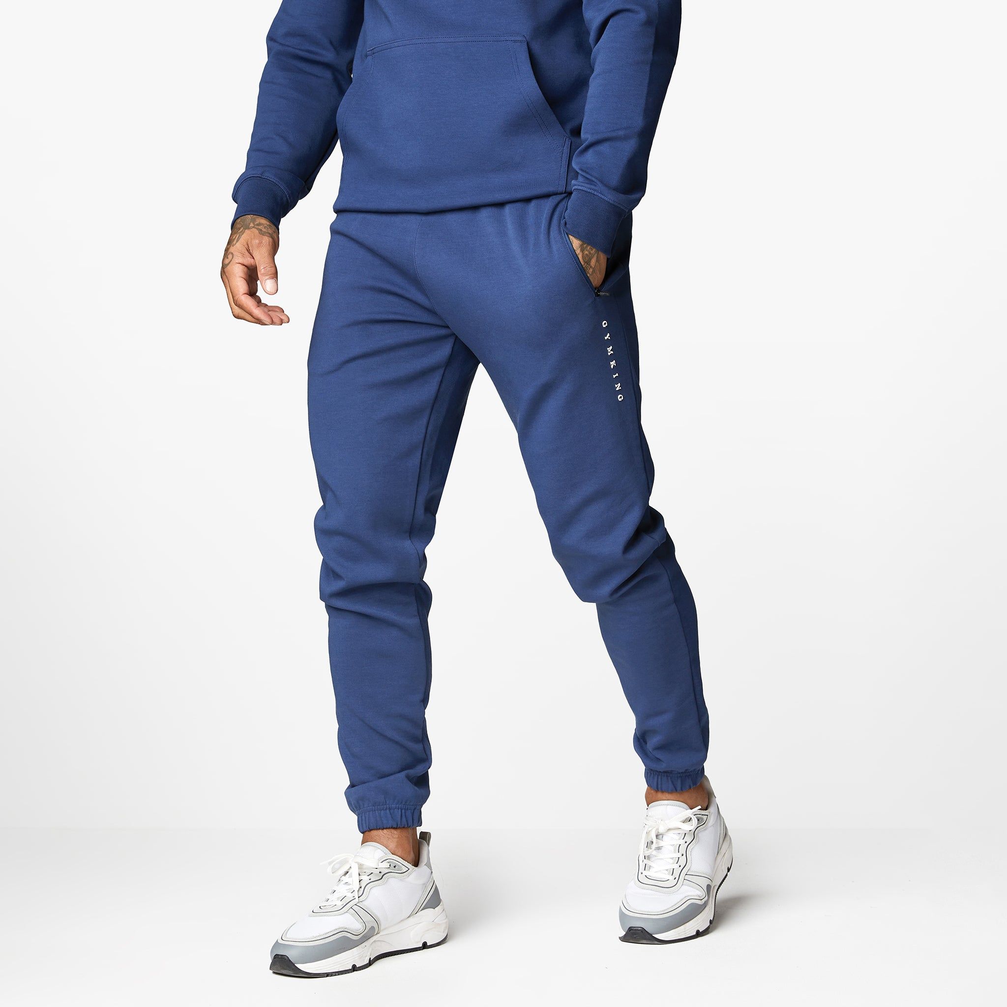 Gym King Linear Print Interlock Jogger - Indigo Blue sold by The Gym King product image thumbnail 2