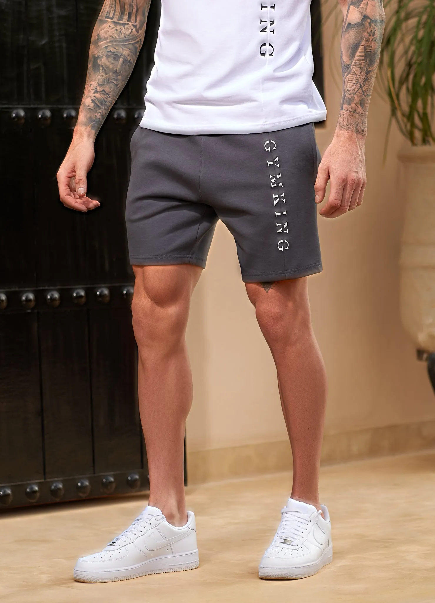 Gym King Split Linear Short - Graphite sold by The Gym King product image thumbnail 3