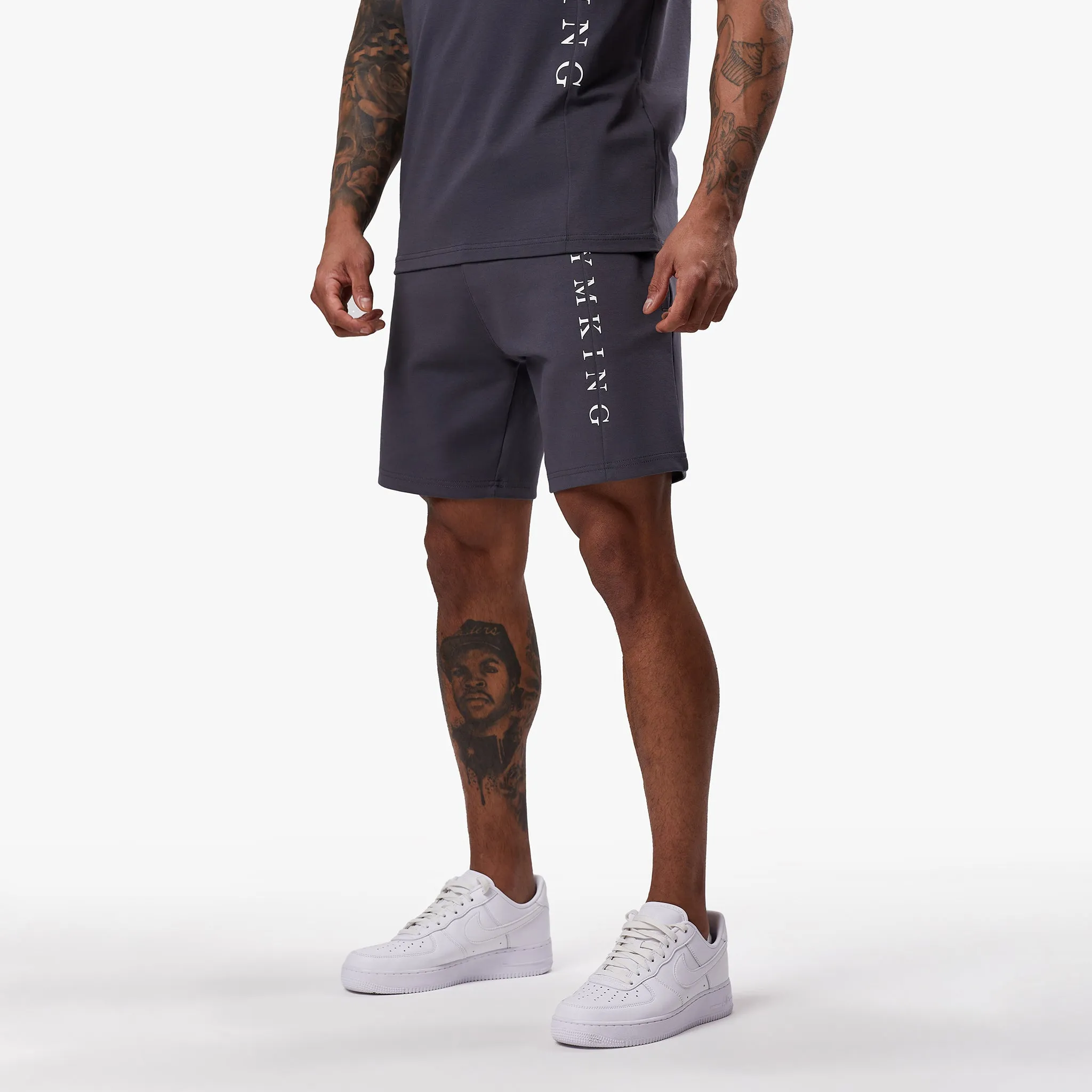 Gym King Split Linear Short - Graphite sold by The Gym King product image thumbnail 2