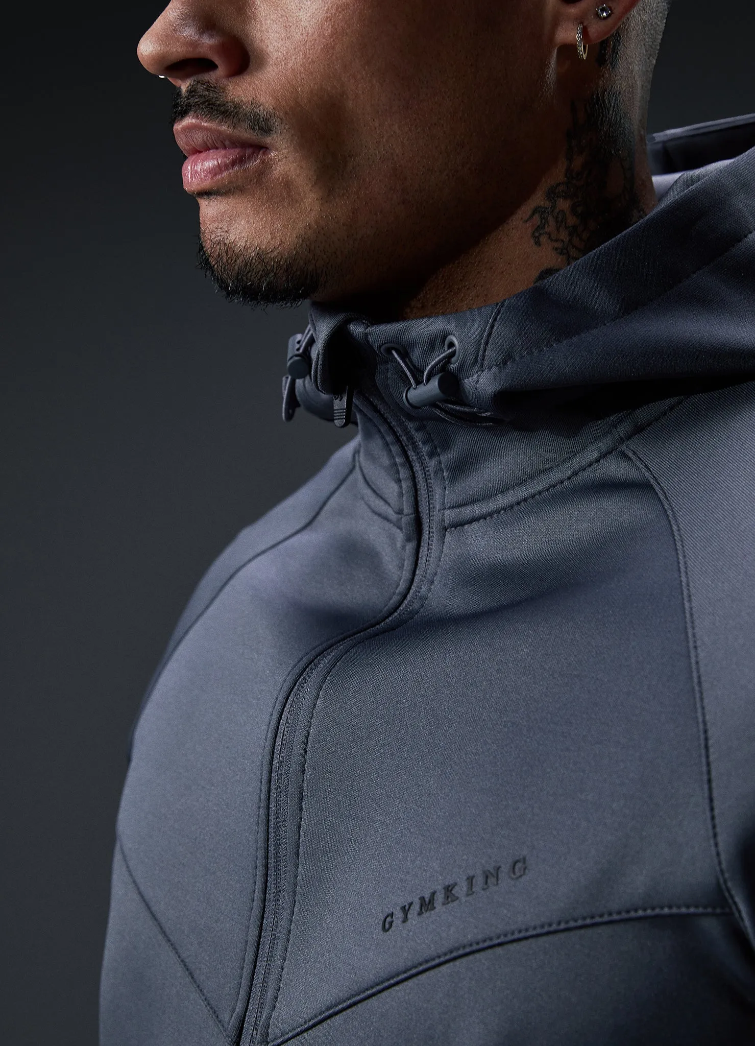 Gym King Alpha Poly Tracksuit - Graphite sold by The Gym King product image thumbnail 3