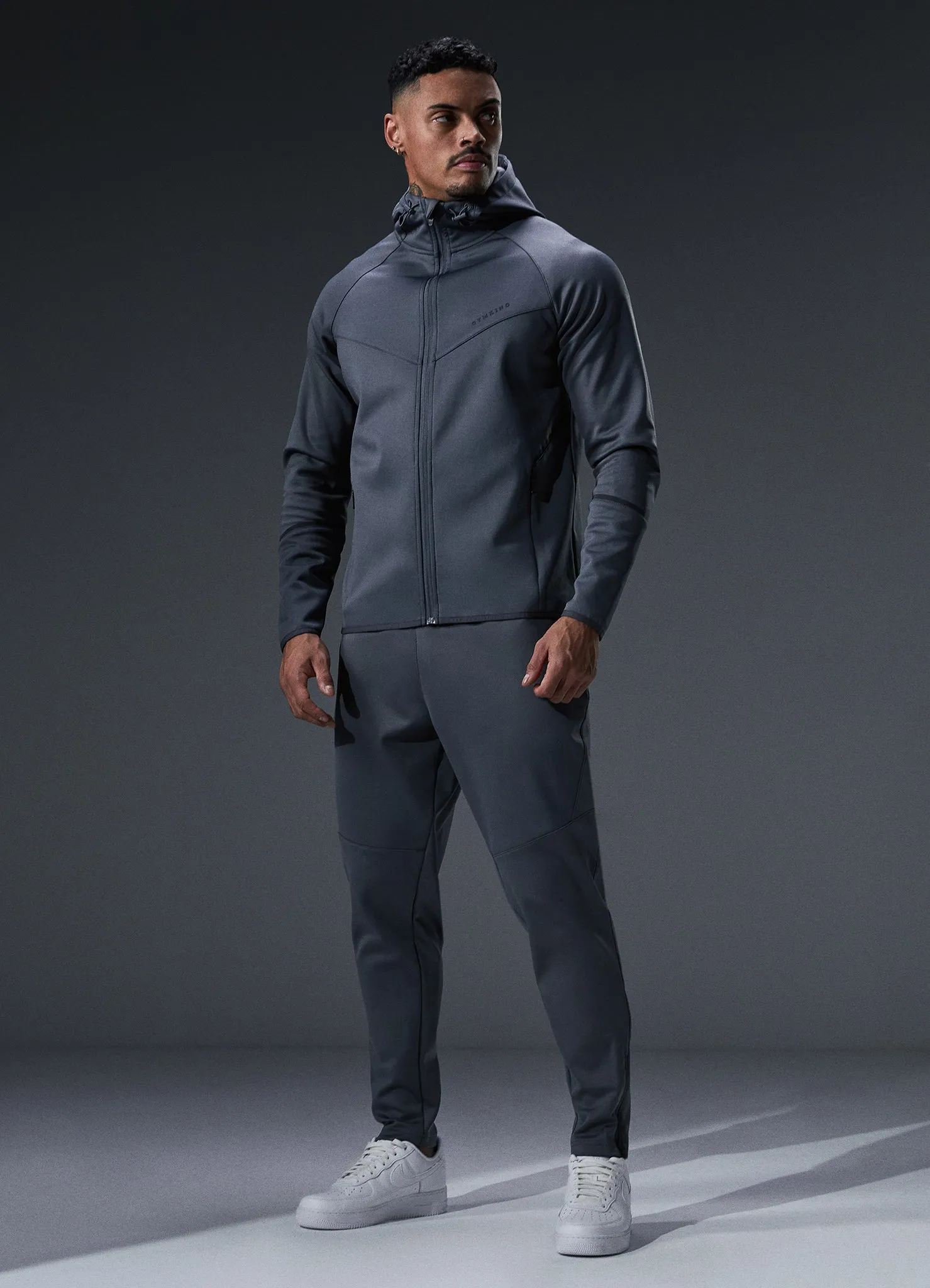 Gym King Alpha Poly Tracksuit - Graphite sold by The Gym King