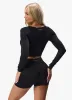 Gym King Sculpt Seamless Long Sleeve Top - Black sold by The Gym King