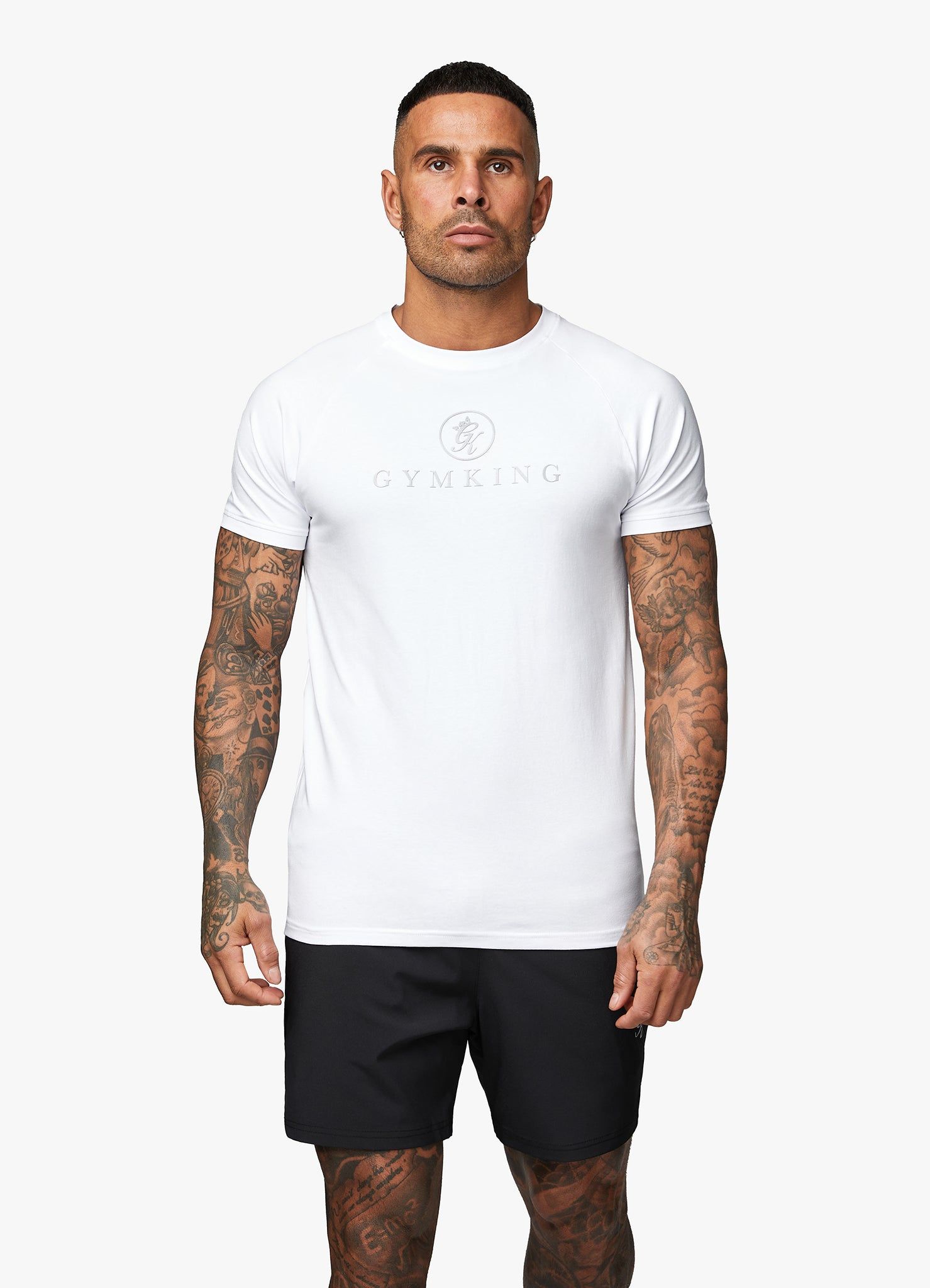 Gym King Pro Jersey Tee - White sold by The Gym King product image thumbnail 6