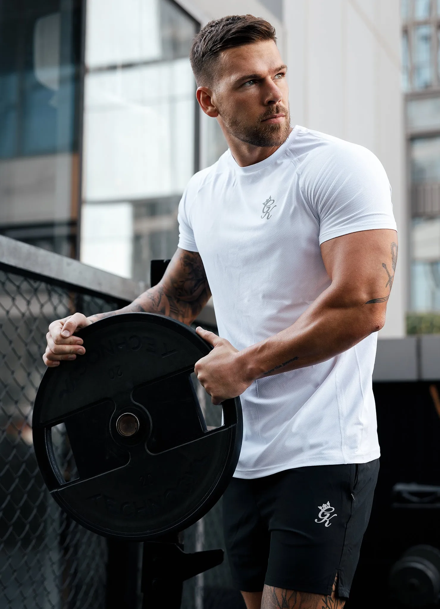 Gym King Energy Tee - White sold by The Gym King