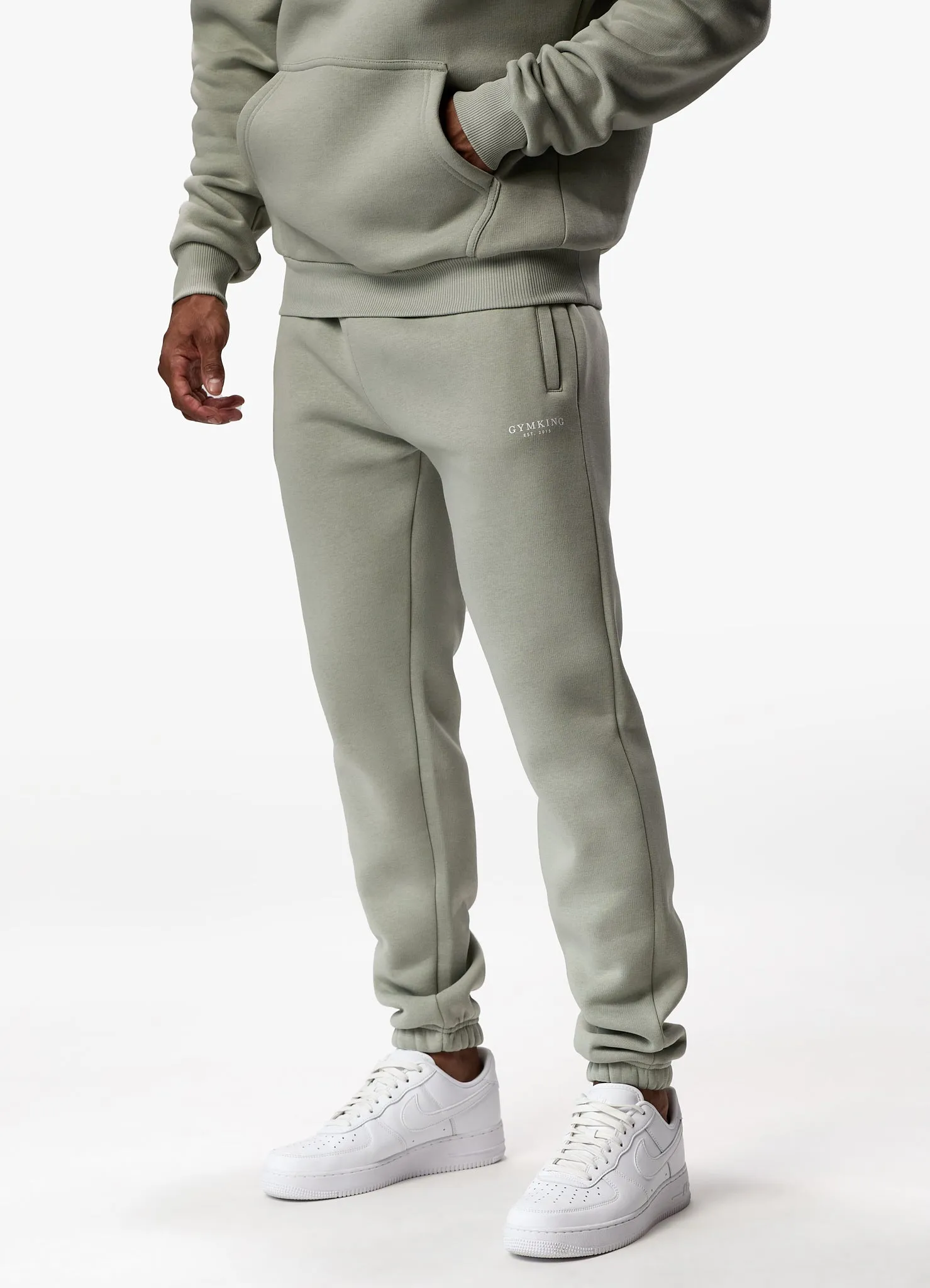 Gym King Established Jogger - Sage Grey sold by The Gym King