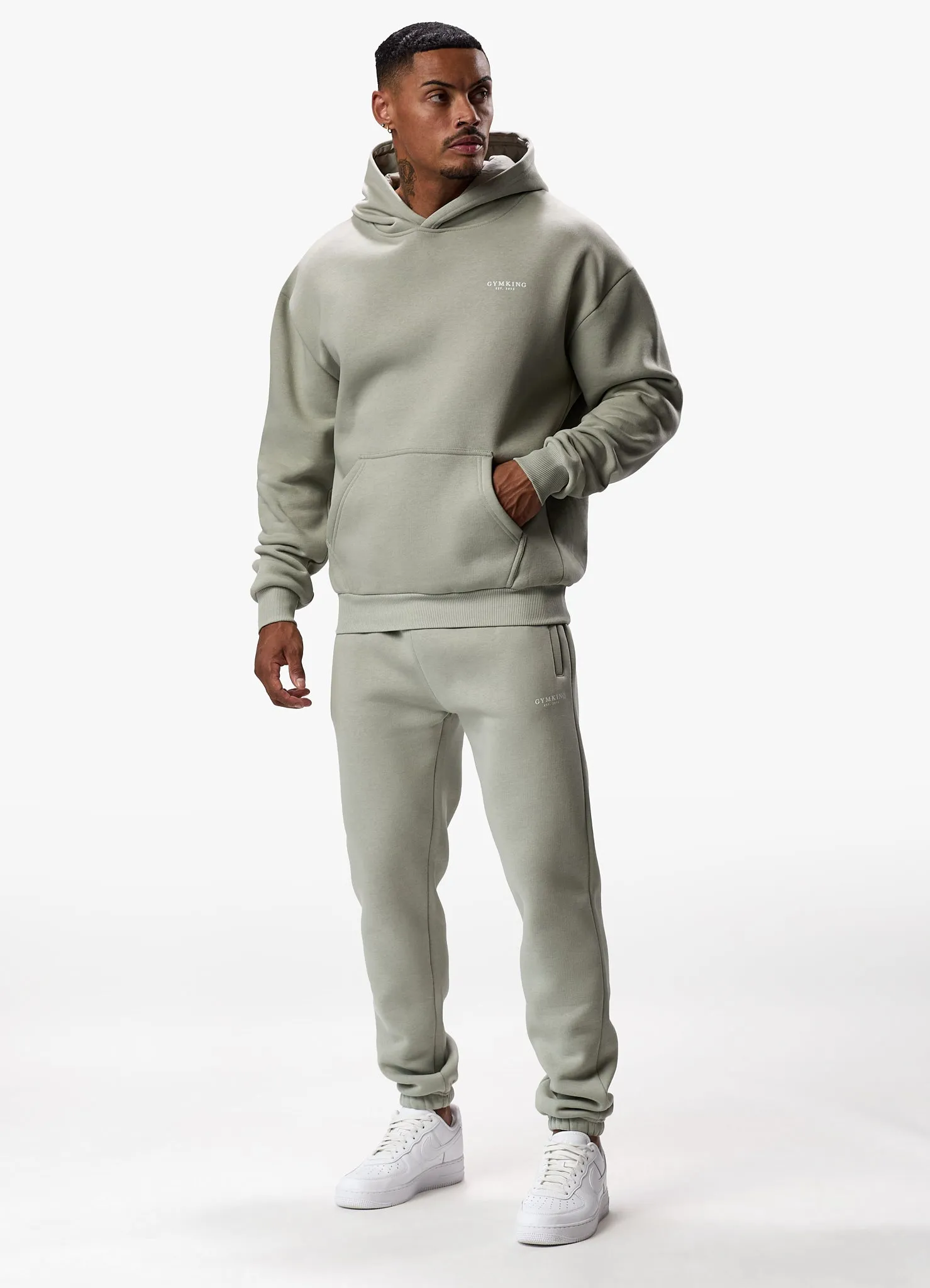 Gym King Established Jogger - Sage Grey sold by The Gym King product image thumbnail 5