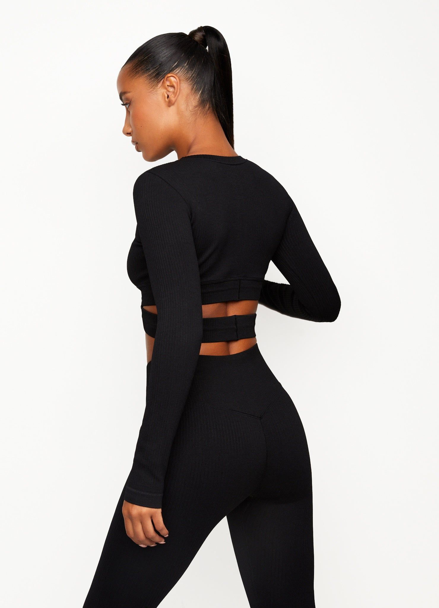 Gym King Balance Long Sleeve Top - Black sold by The Gym King product image thumbnail 3