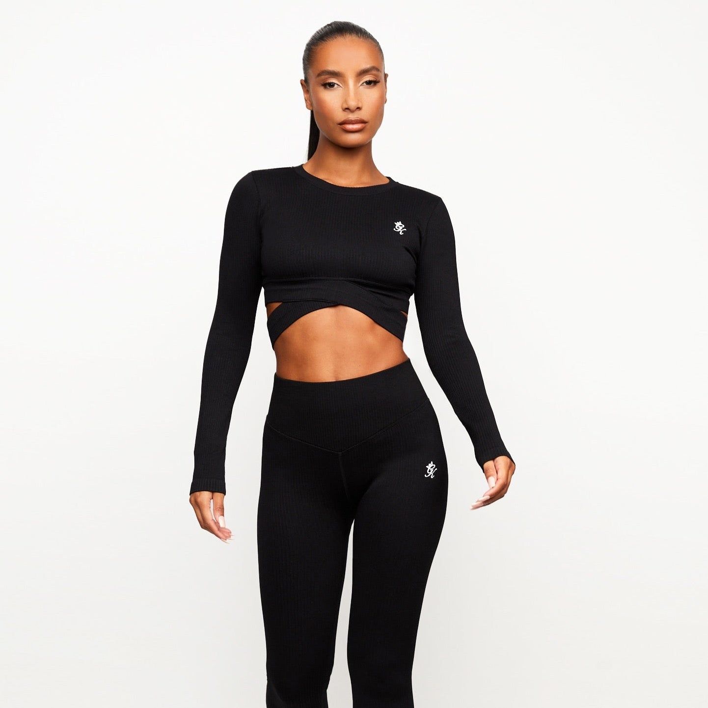 Gym King Balance Long Sleeve Top - Black sold by The Gym King product image thumbnail 2