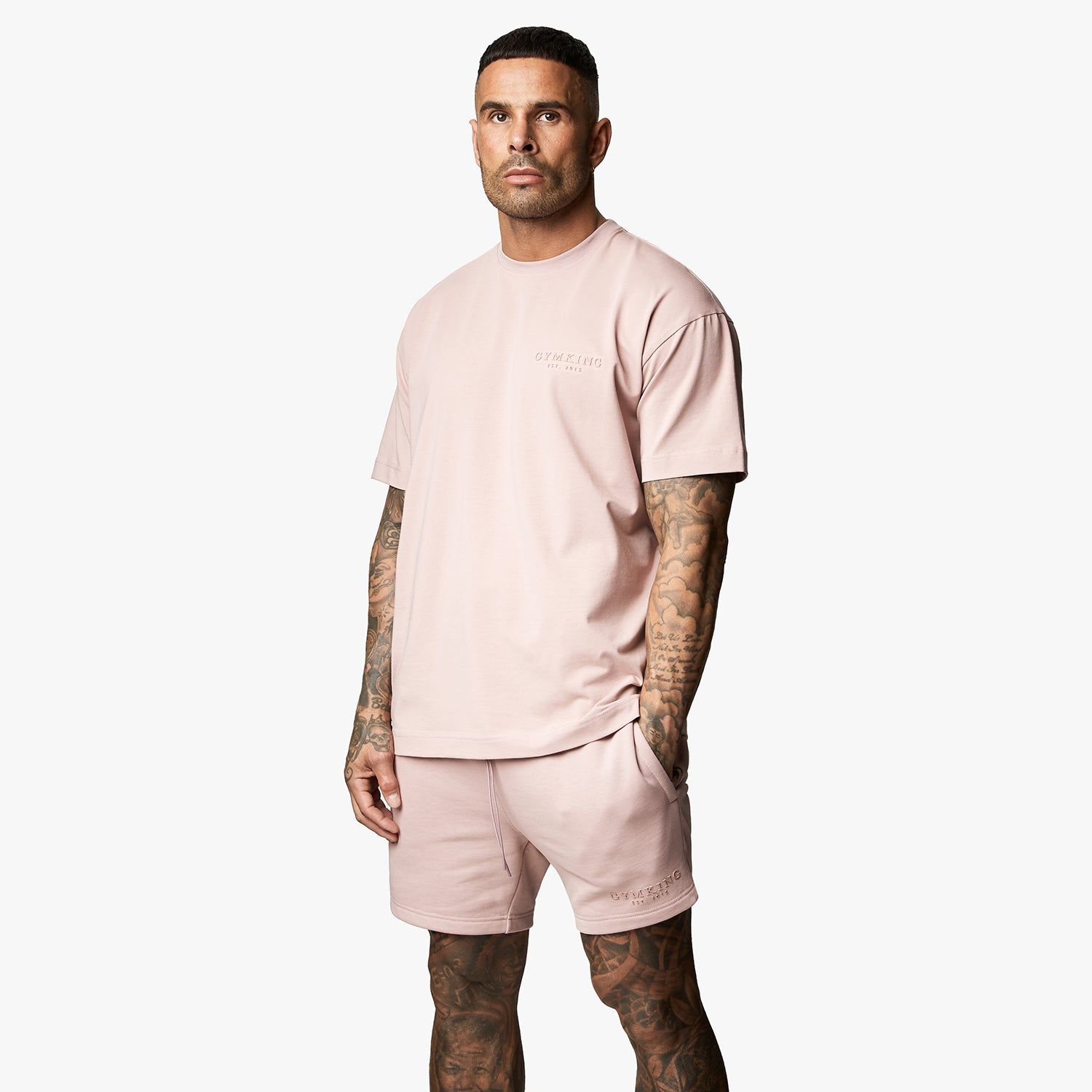 Gym King Est. Legacy Tee - Dusky Pink sold by The Gym King product image thumbnail 2