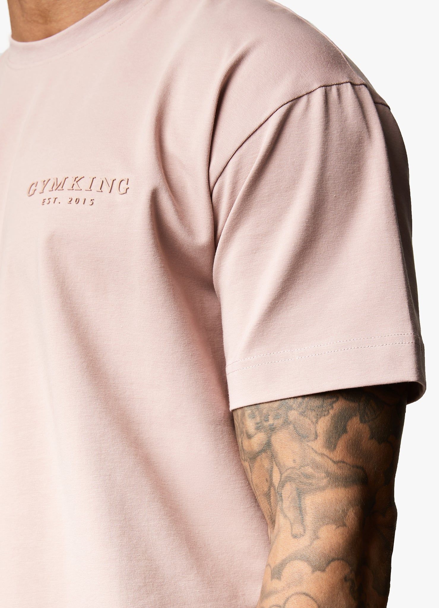 Gym King Est. Legacy Tee - Dusky Pink sold by The Gym King product image thumbnail 7