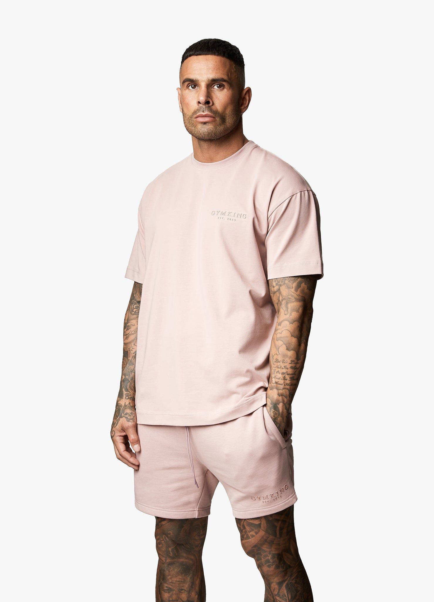 Gym King Est. Legacy Tee - Dusky Pink sold by The Gym King product image thumbnail 6