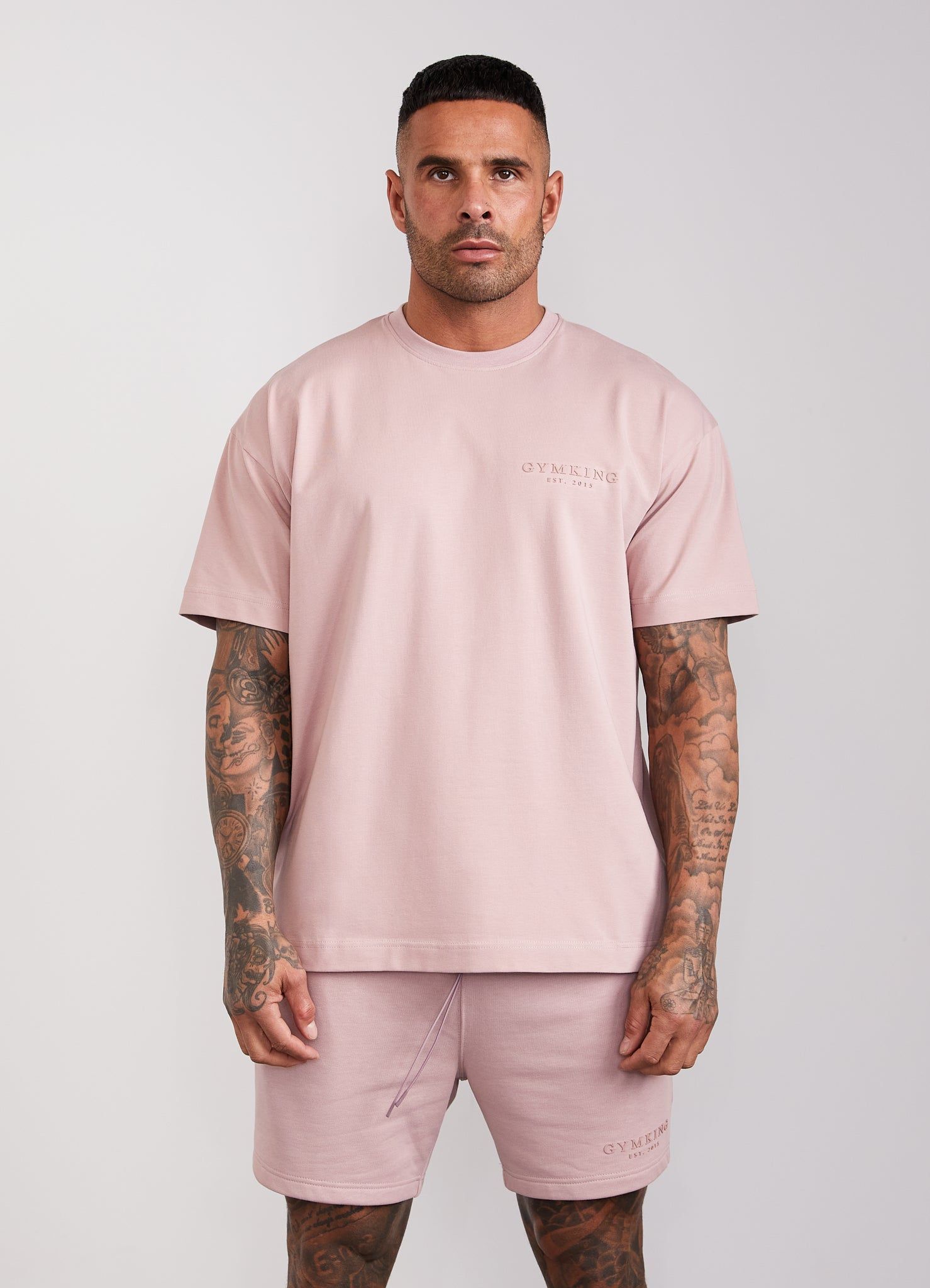 Gym King Est. Legacy Tee - Dusky Pink sold by The Gym King