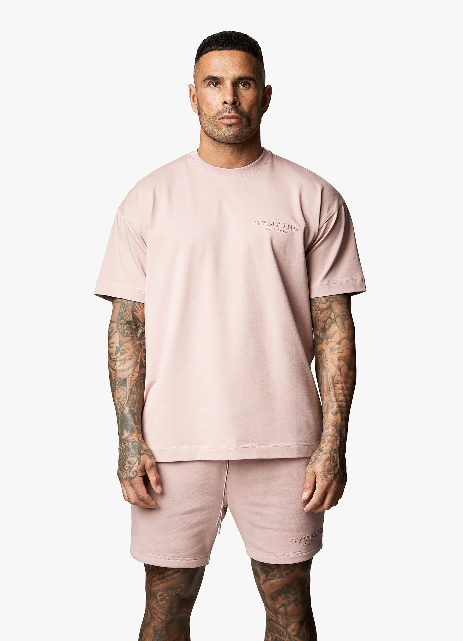 Gym King Est. Legacy Tee - Dusky Pink sold by The Gym King product image thumbnail 8