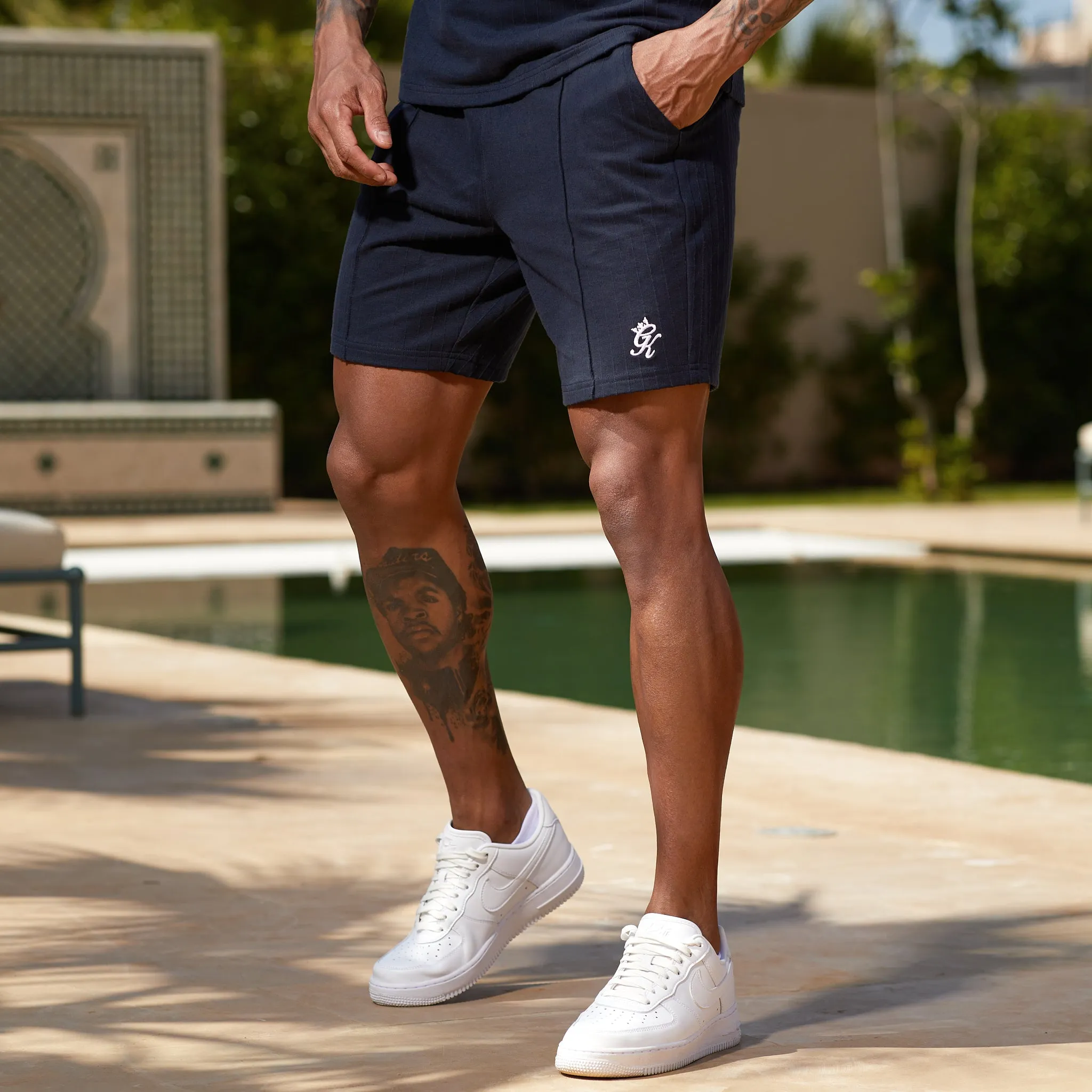 Gym King Riviera Signature Short - Navy sold by The Gym King product image thumbnail 2