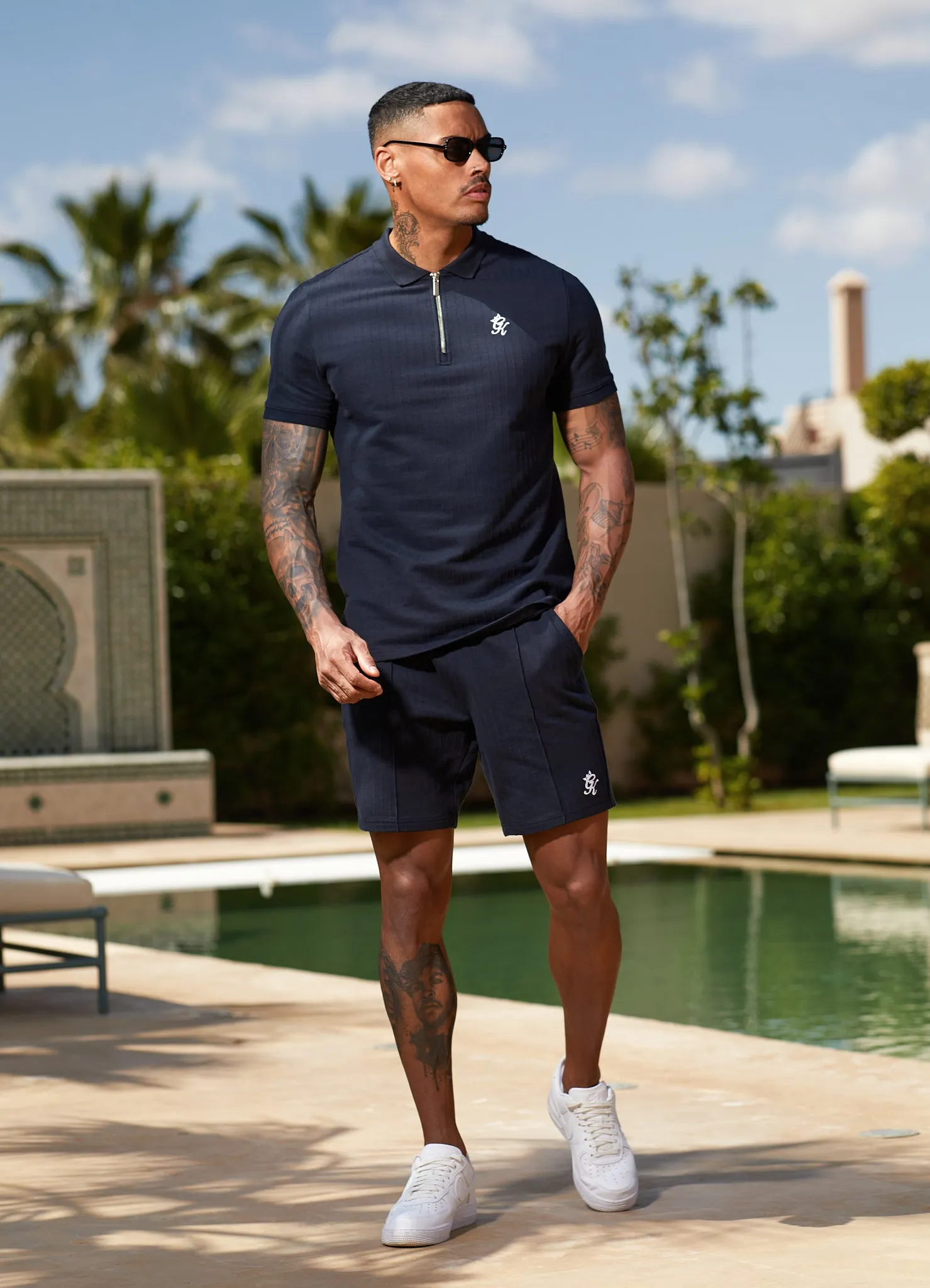 Gym King Riviera Signature Short - Navy sold by The Gym King product image thumbnail 3