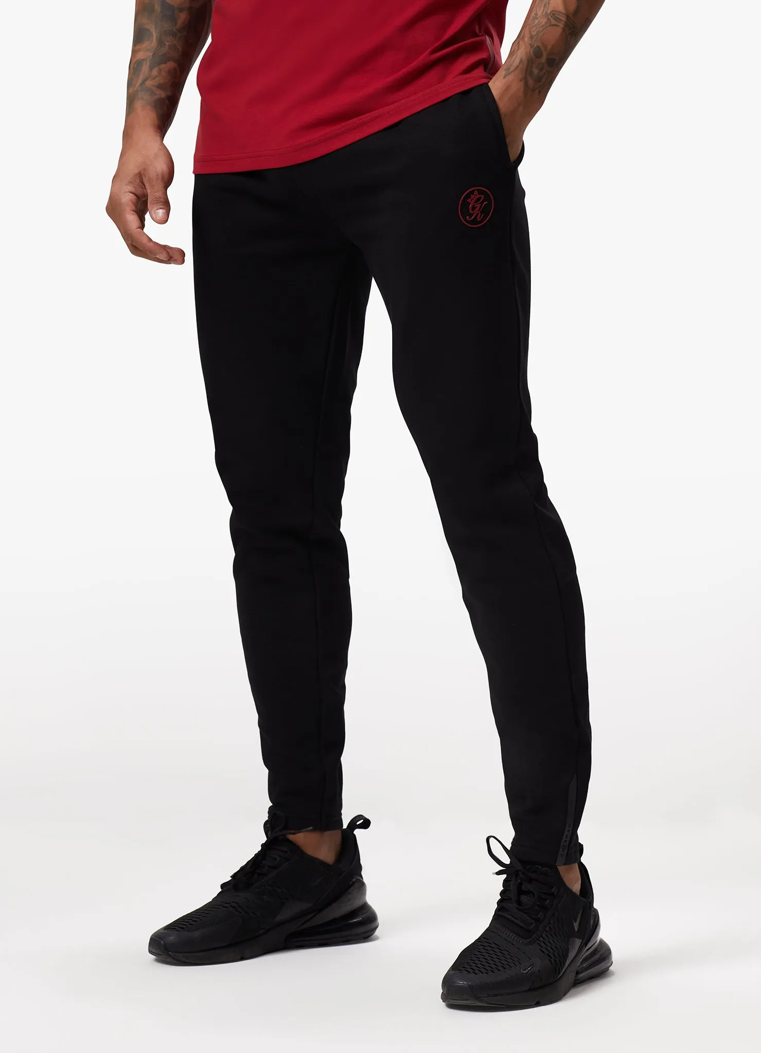 Gym King Pro Logo Jogger - Black/Red sold by The Gym King product image thumbnail 4
