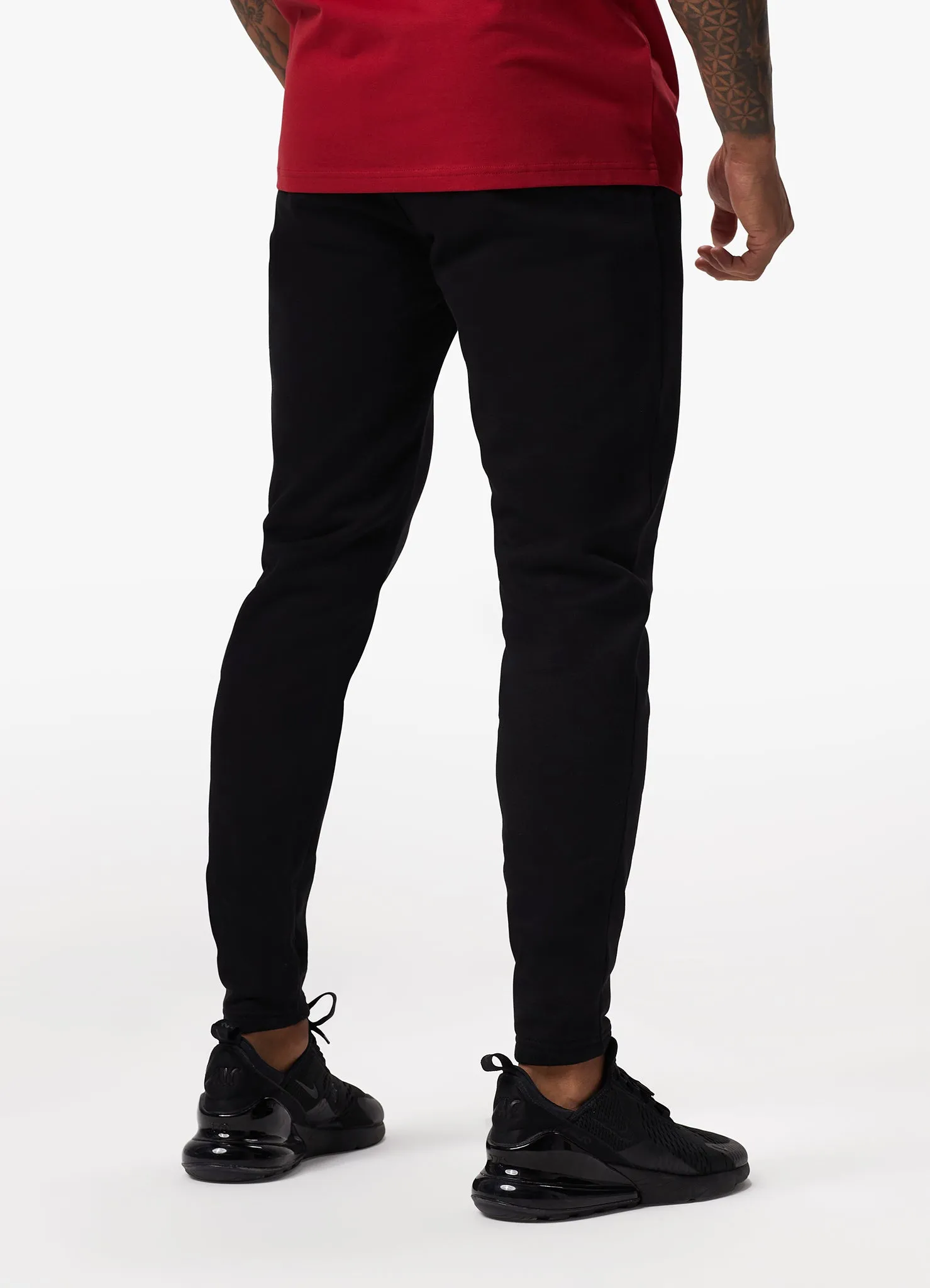 Gym King Pro Logo Jogger - Black/Red sold by The Gym King product image thumbnail 5