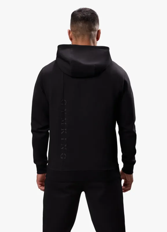 Gym King Split Linear Hood - Black sold by The Gym King