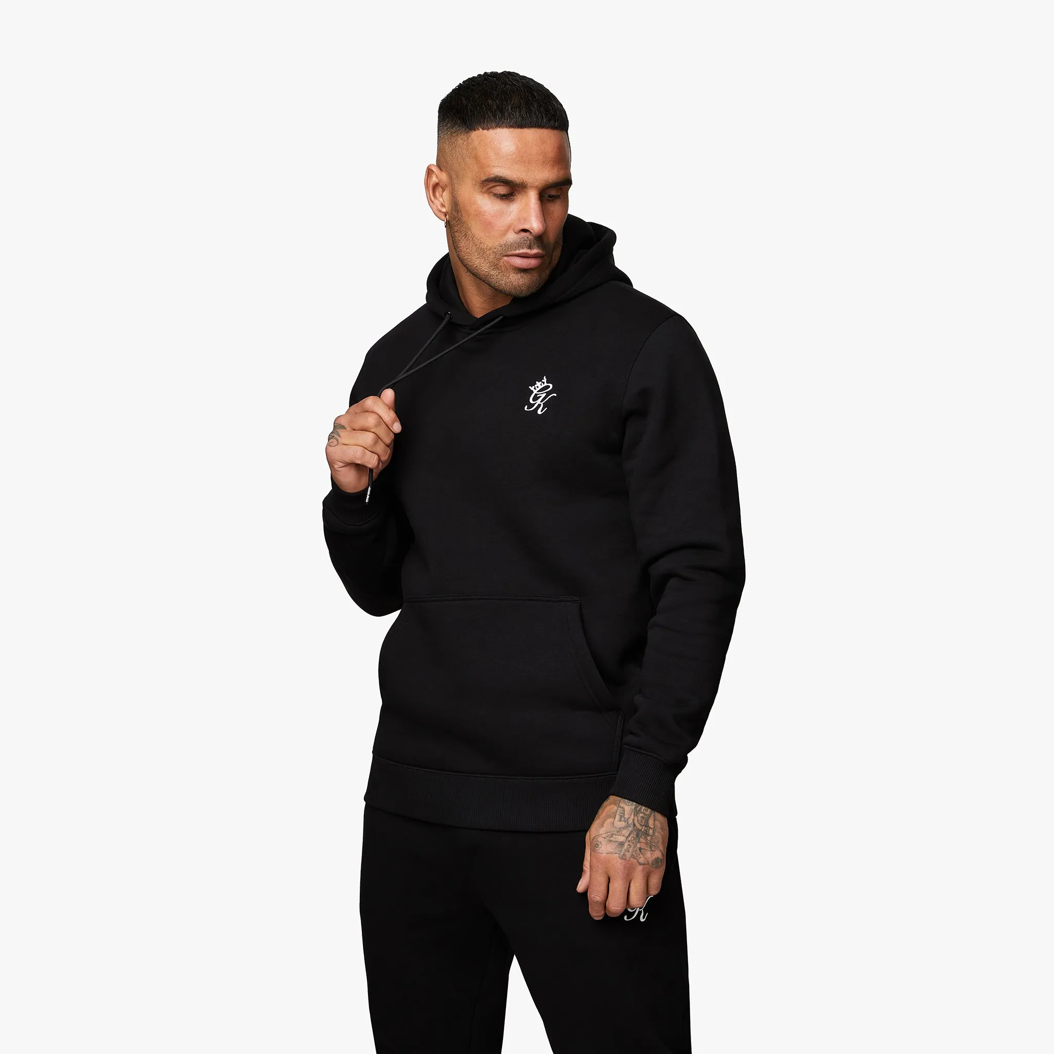Gym King Fundamental Fleece Hood - Black sold by The Gym King product image thumbnail 2