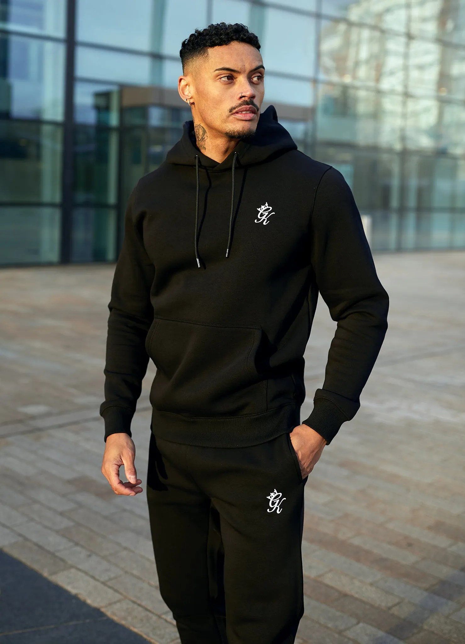 Gym King Fundamental Fleece Hood - Black sold by The Gym King product image thumbnail 4