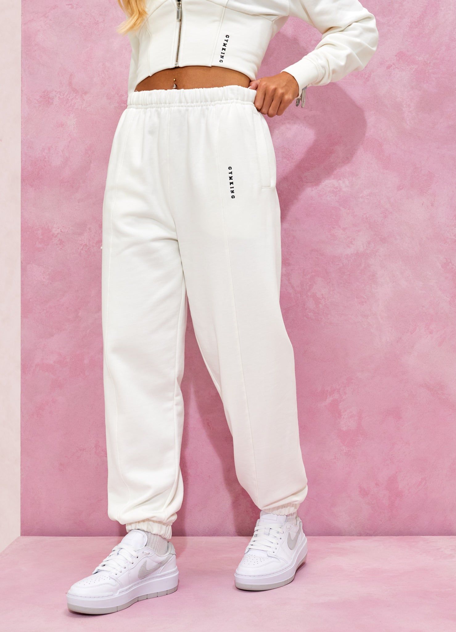 Gym King Malibu Jogger - Cream sold by The Gym King product image thumbnail 3