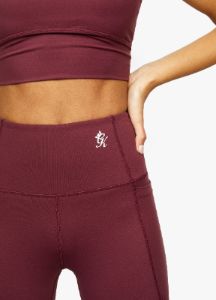 Gym King Dominate Legging - Red Wine sold by The Gym King