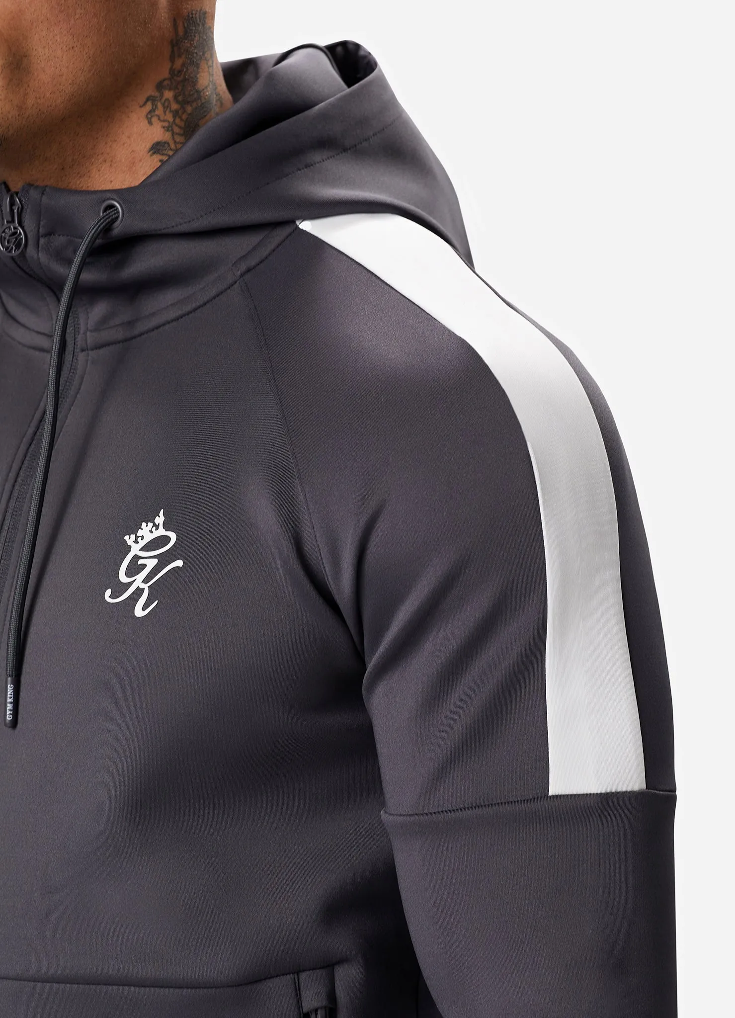 Gym King Core Plus Poly FZ Hood - Graphite sold by The Gym King product image thumbnail 4