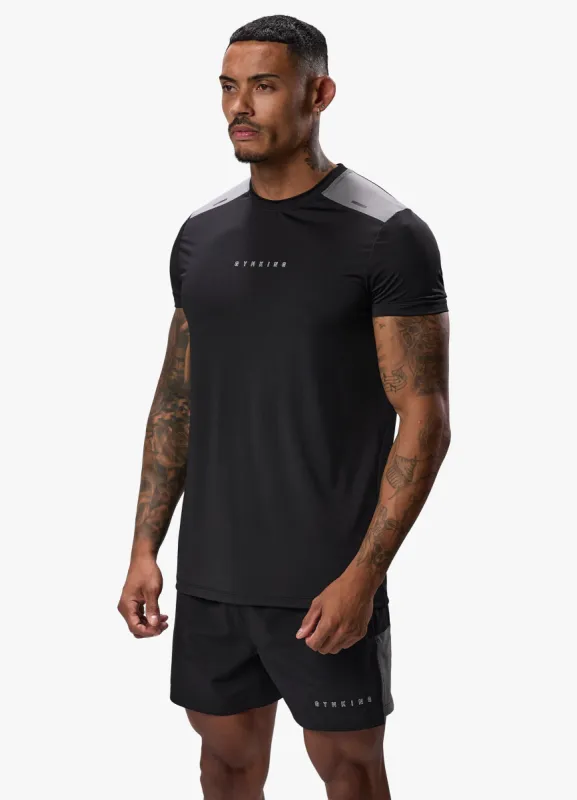 Gym King React Tee - Black sold by The Gym King