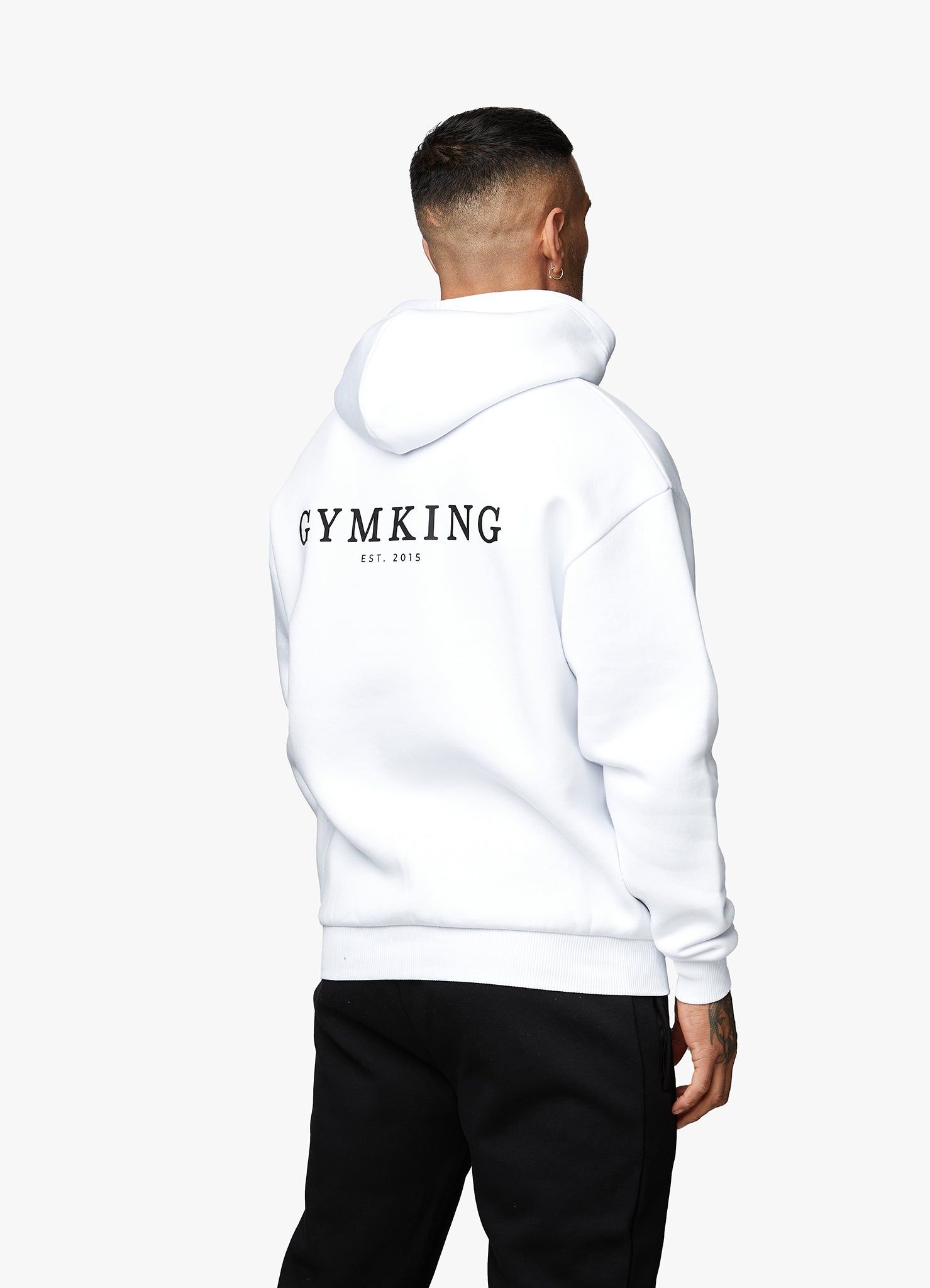 Gym King Established Hood - White sold by The Gym King product image thumbnail 5