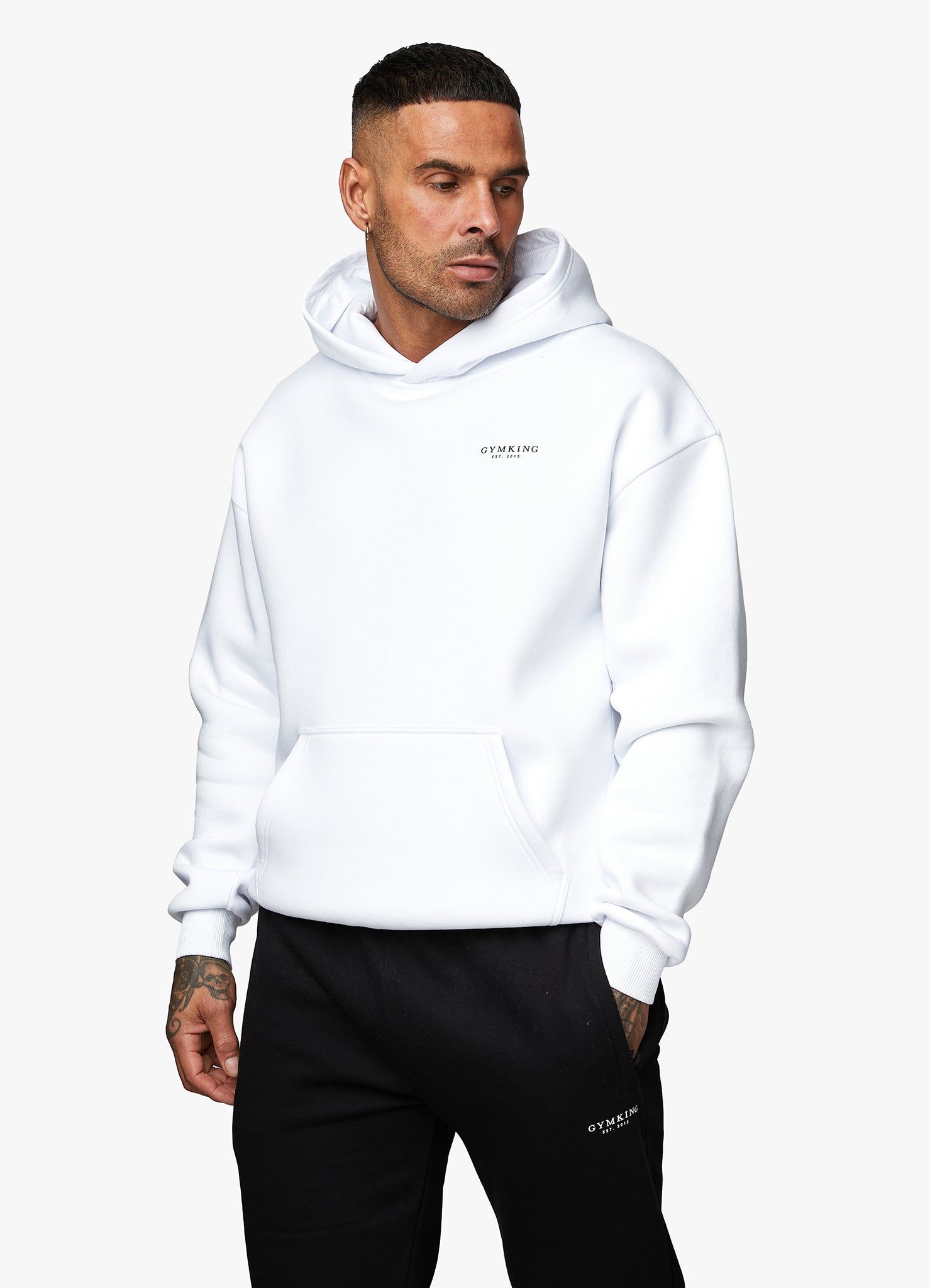 Gym King Established Hood - White sold by The Gym King product image thumbnail 3
