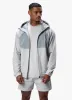 Gym King React Woven Jacket - Light Grey sold by The Gym King