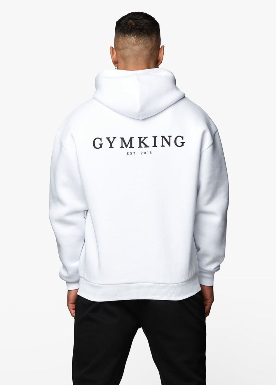 Gym King Established Hood - White sold by The Gym King