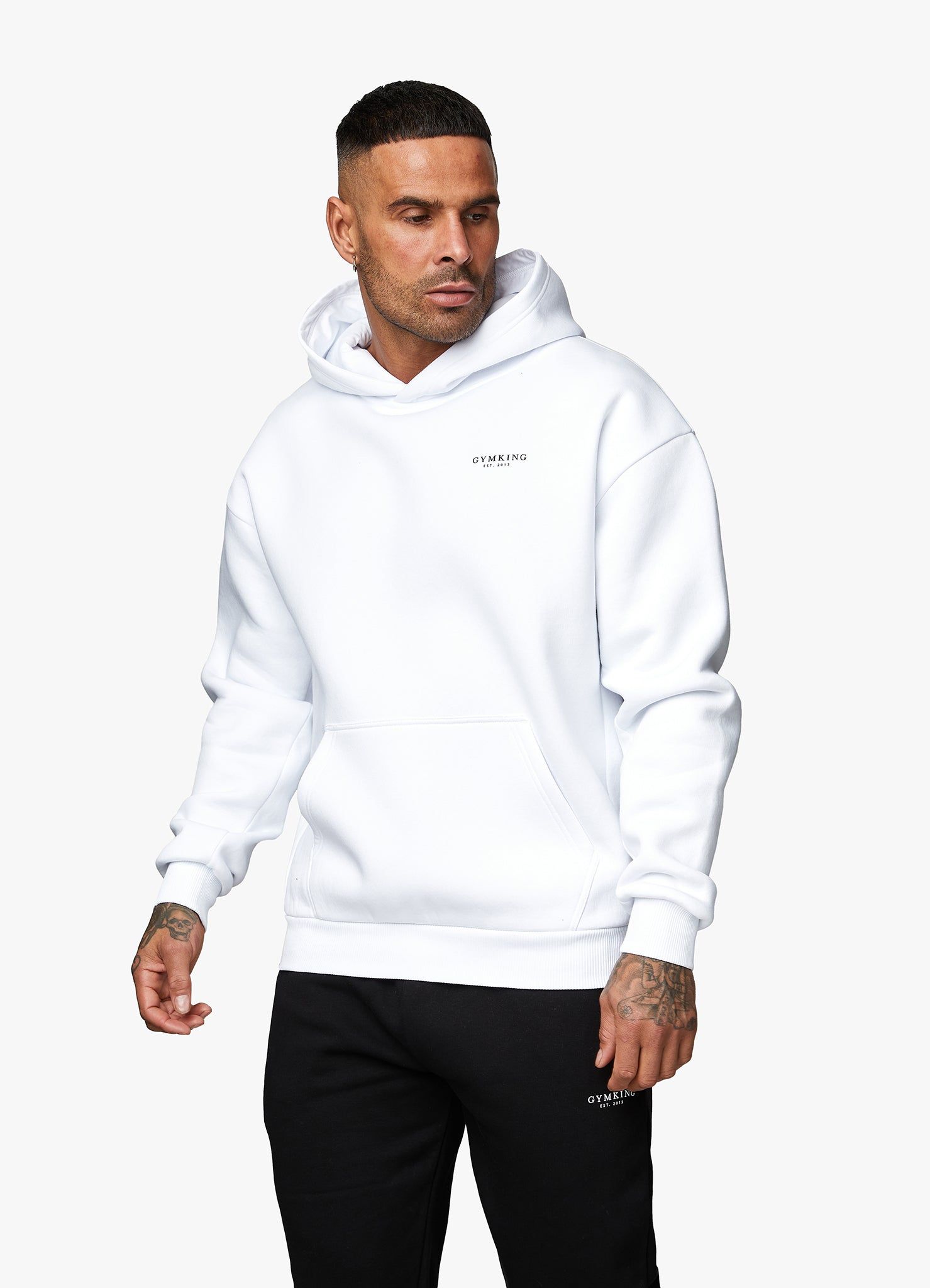 Gym King Established Hood - White sold by The Gym King product image thumbnail 9