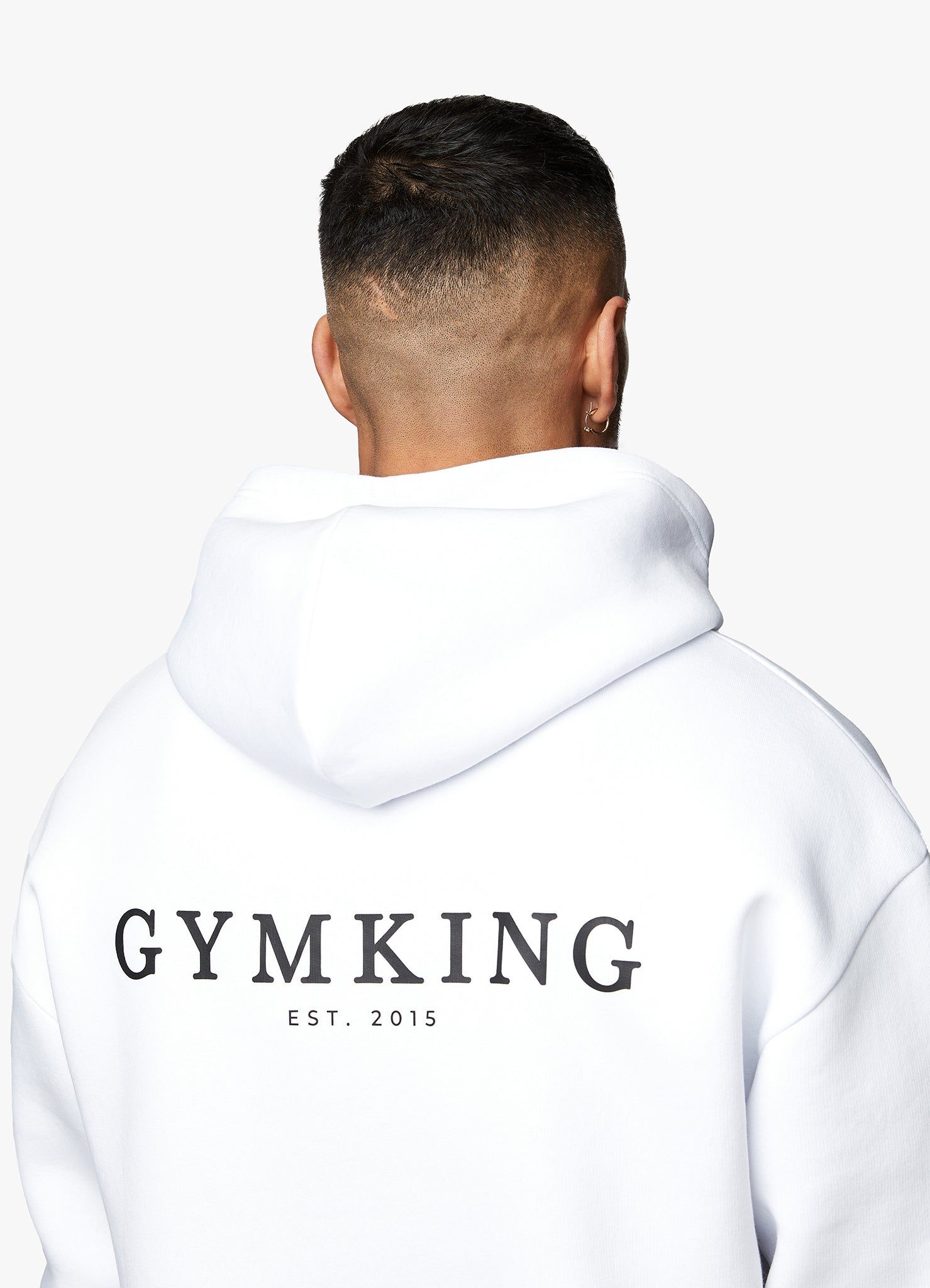 Gym King Established Hood - White sold by The Gym King product image thumbnail 6