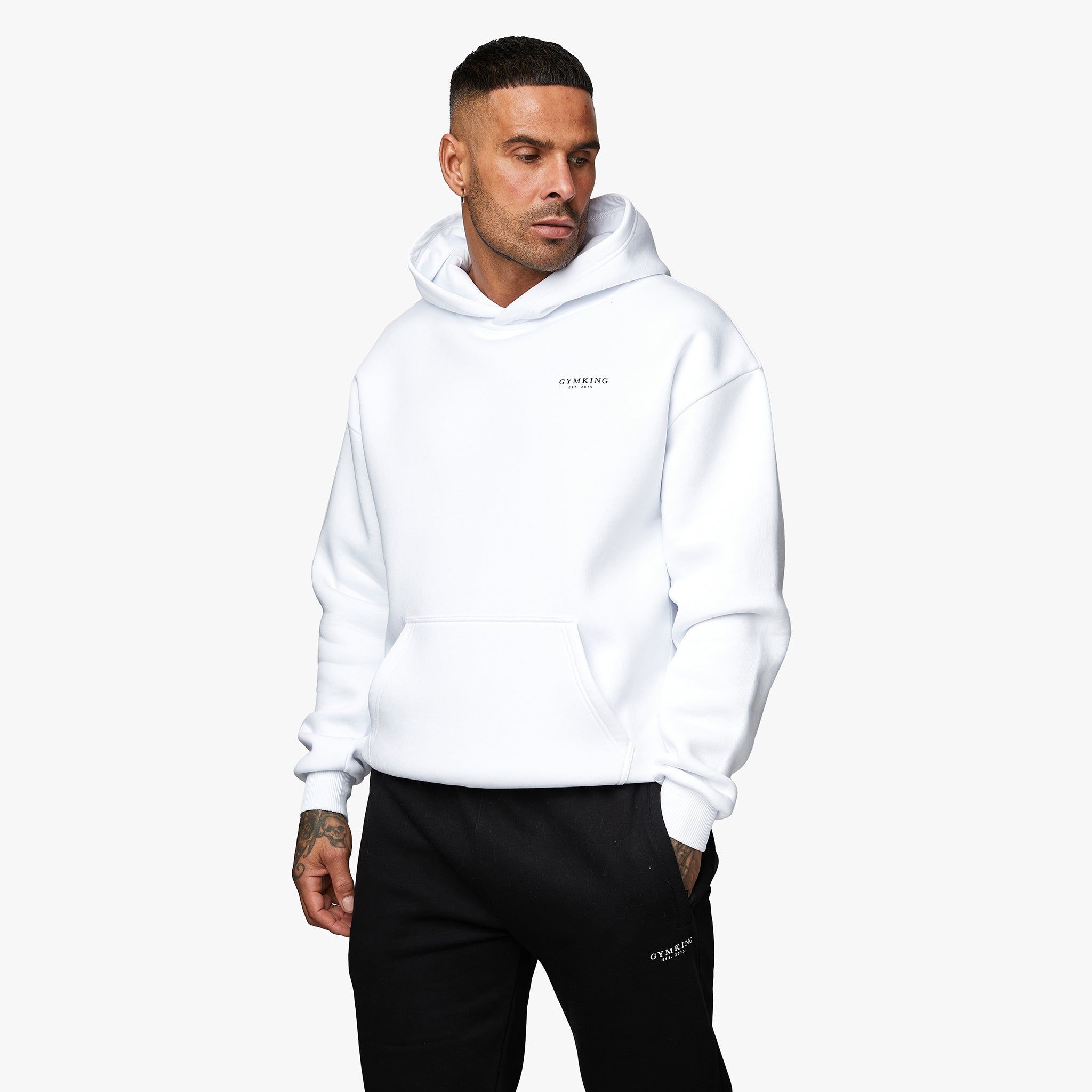 Gym King Established Hood - White sold by The Gym King product image thumbnail 2
