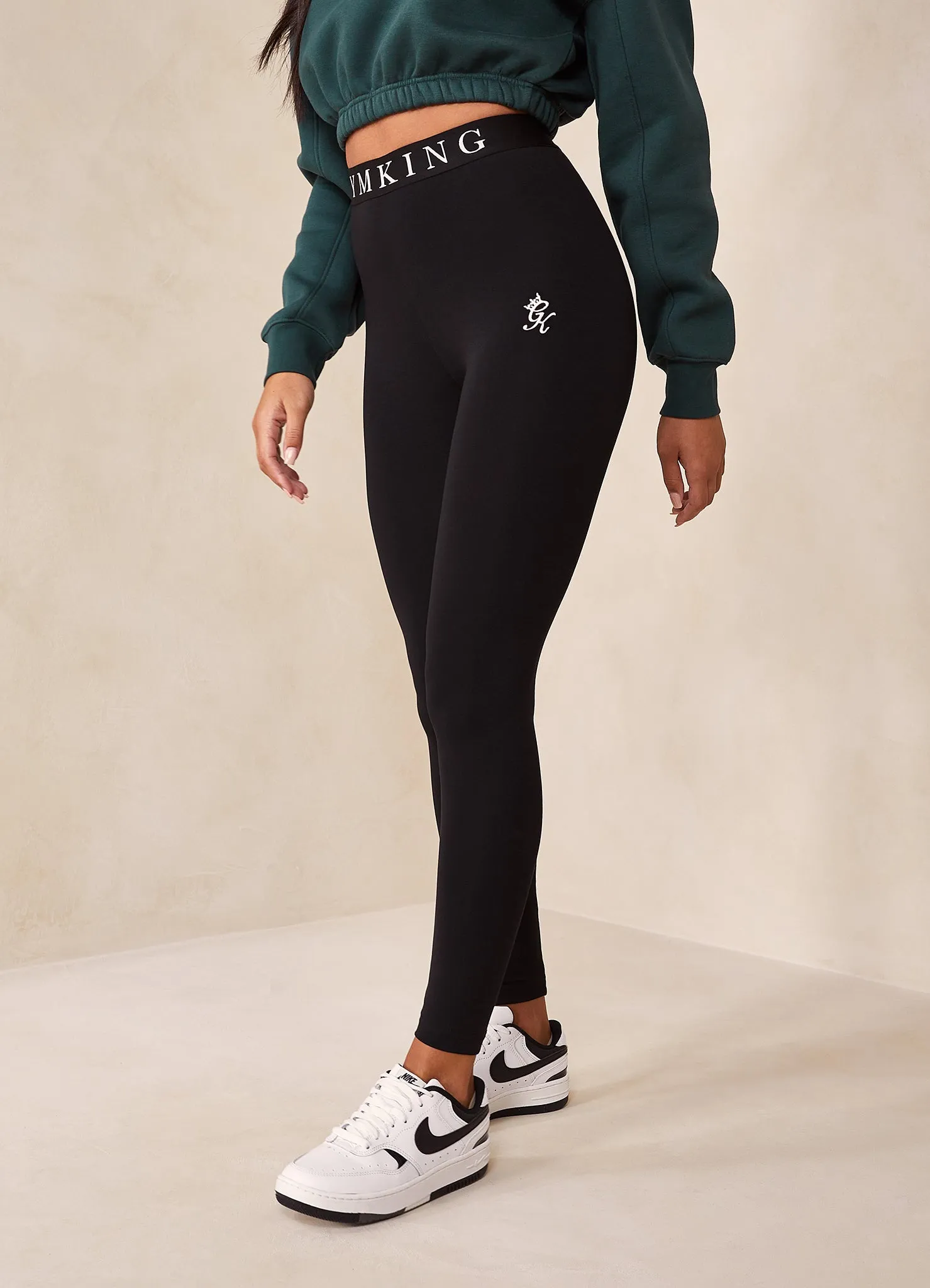 Gym King Linear Tape Legging - Black sold by The Gym King product image thumbnail 5