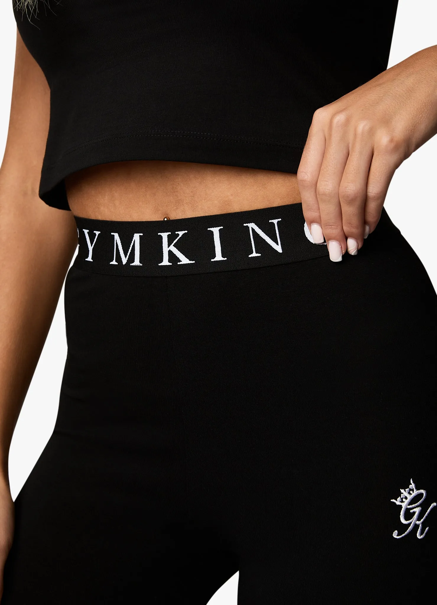 Gym King Linear Tape Legging - Black sold by The Gym King product image thumbnail 4
