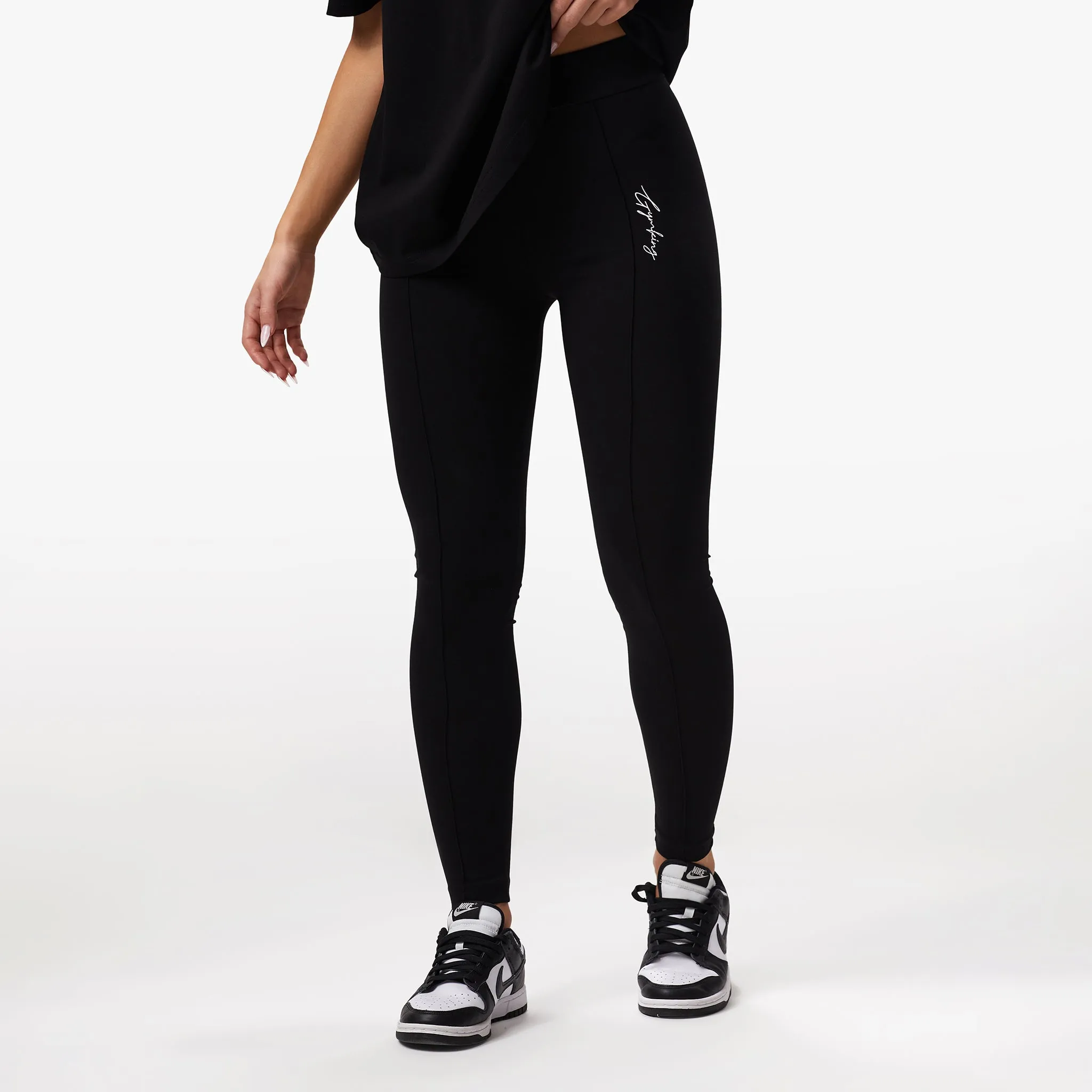 Gym King Reset Jersey Legging - Black sold by The Gym King product image thumbnail 2