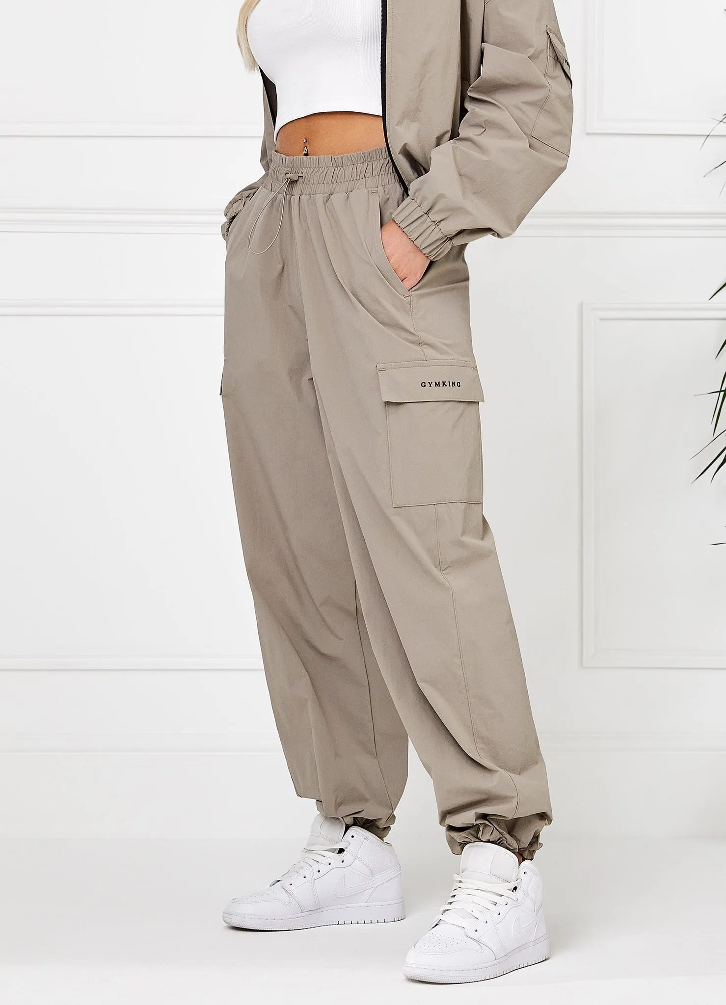 Gym King Utility Woven Cargo Pant - Mocha sold by The Gym King product image thumbnail 3