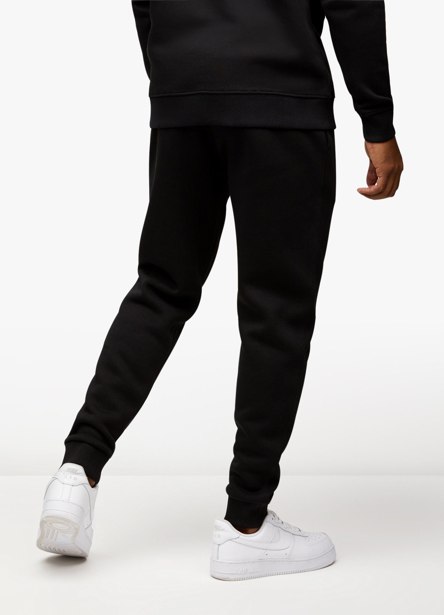 Gym King Pro Logo Fleece Jogger - Black/Black sold by The Gym King product image thumbnail 5